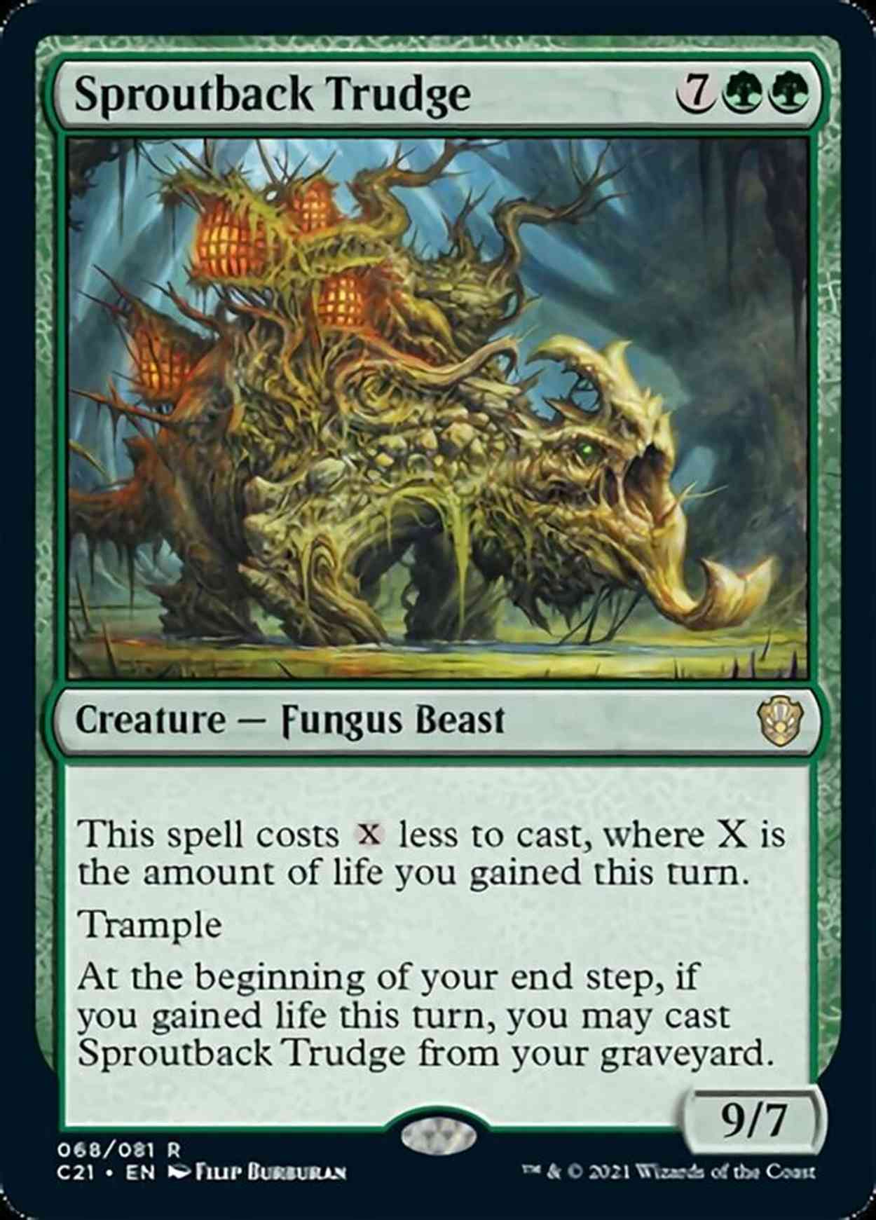 Sproutback Trudge magic card front