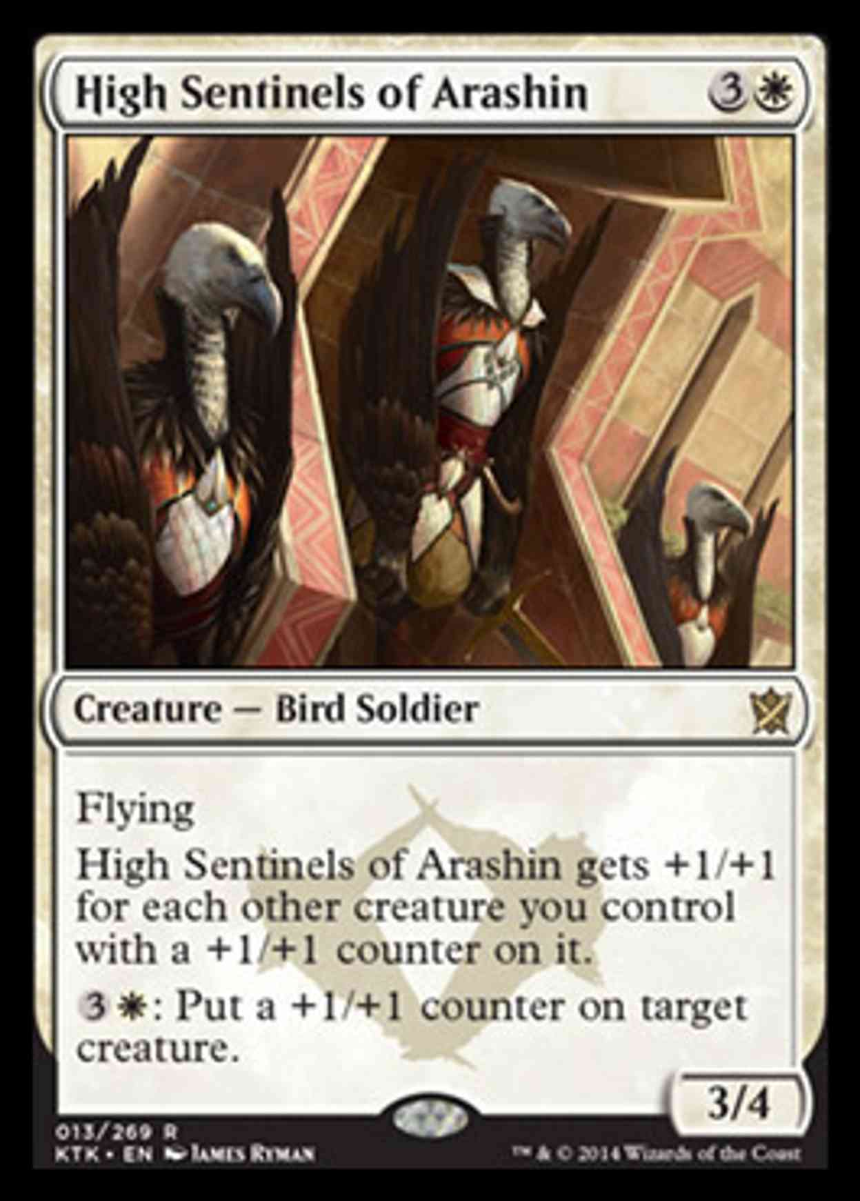 High Sentinels of Arashin magic card front