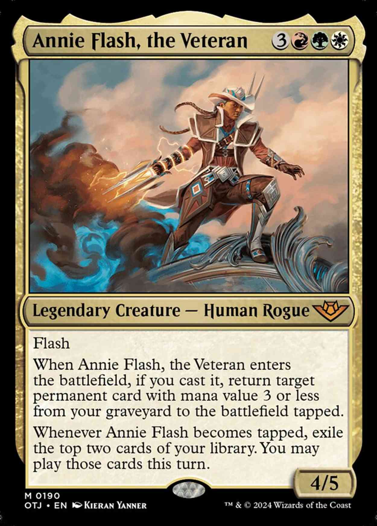 Annie Flash, the Veteran magic card front