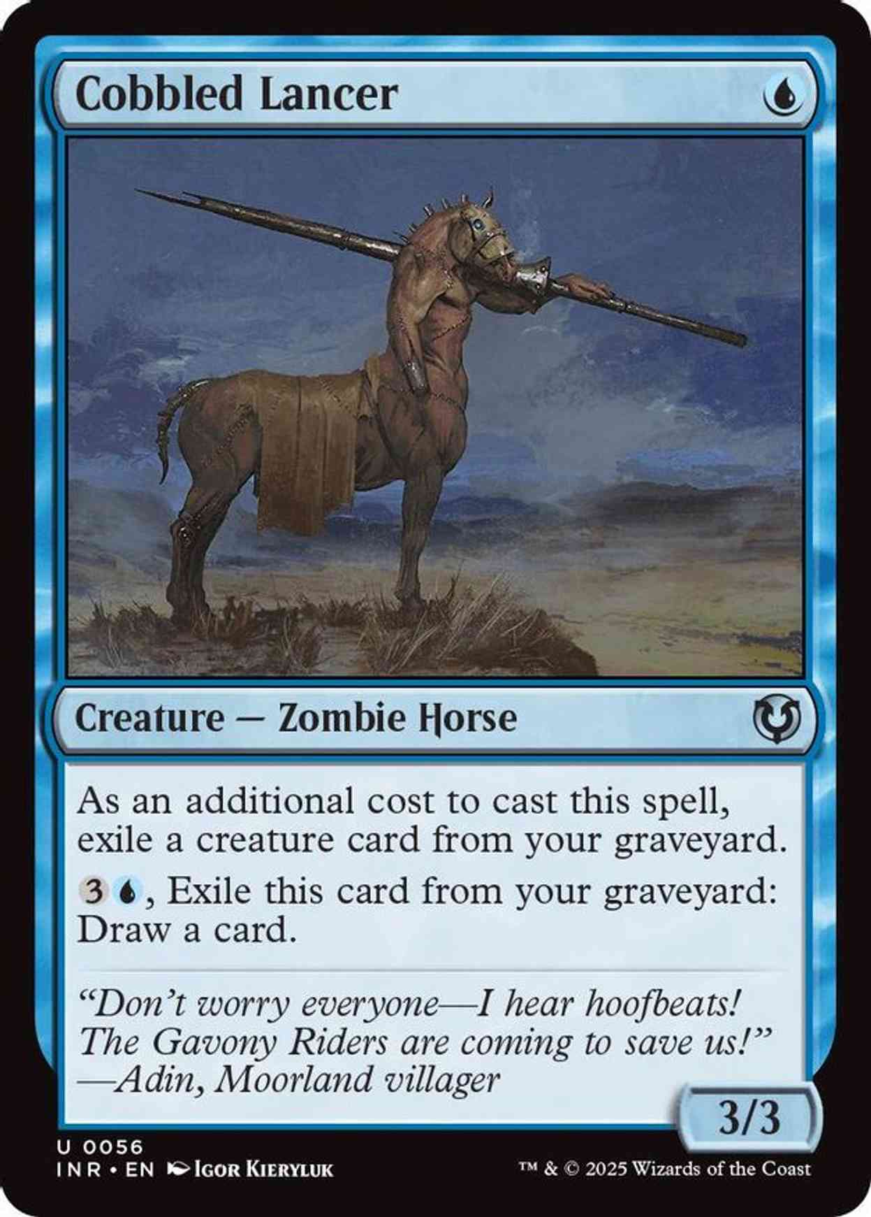 Cobbled Lancer magic card front
