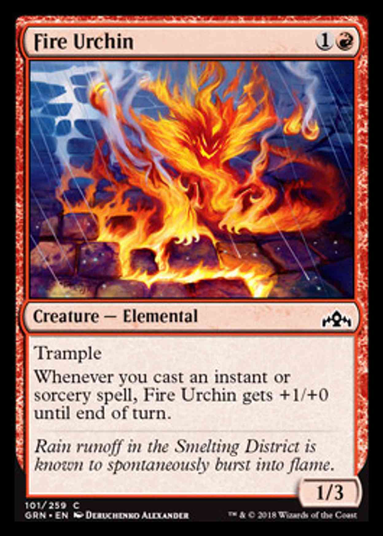 Fire Urchin magic card front