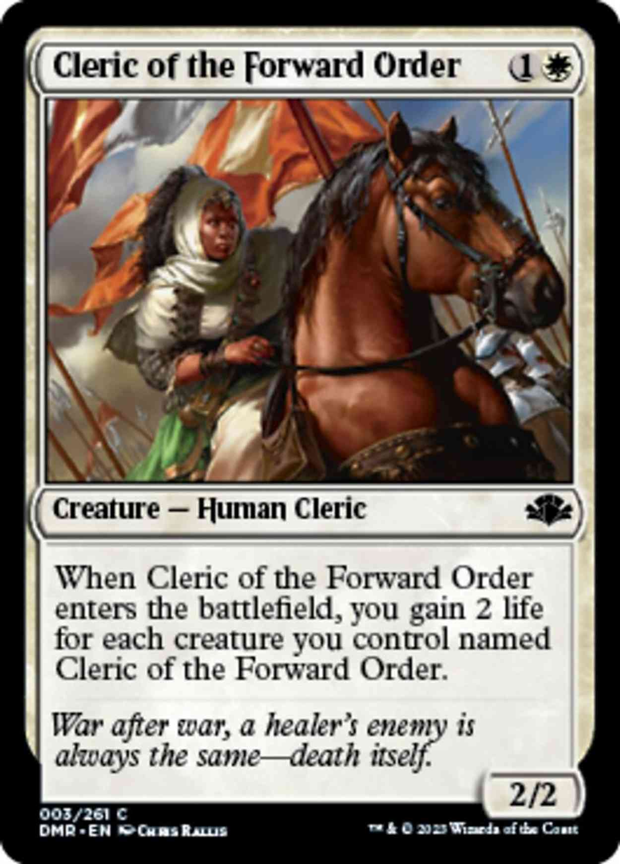Cleric of the Forward Order magic card front