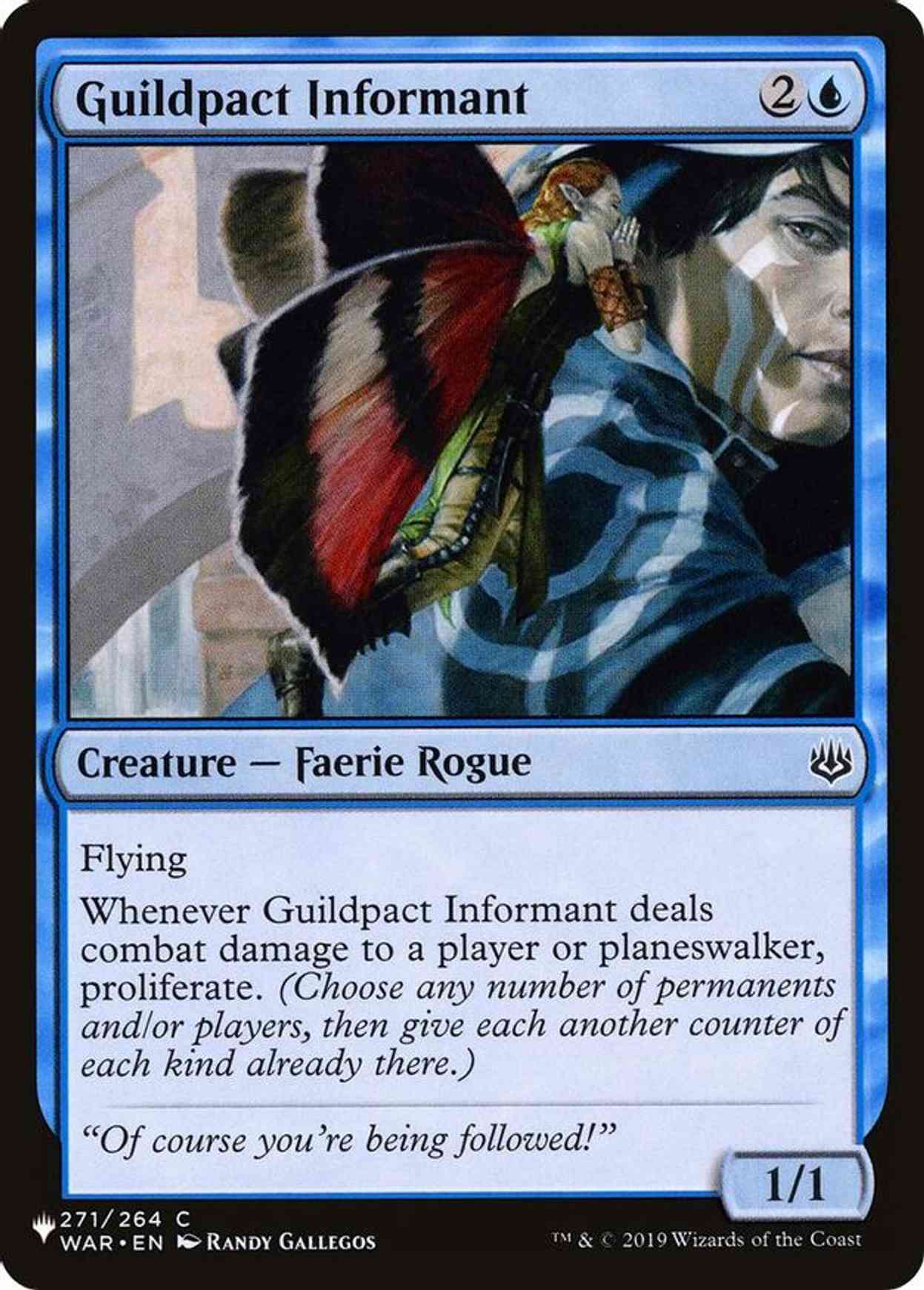 Guildpact Informant magic card front