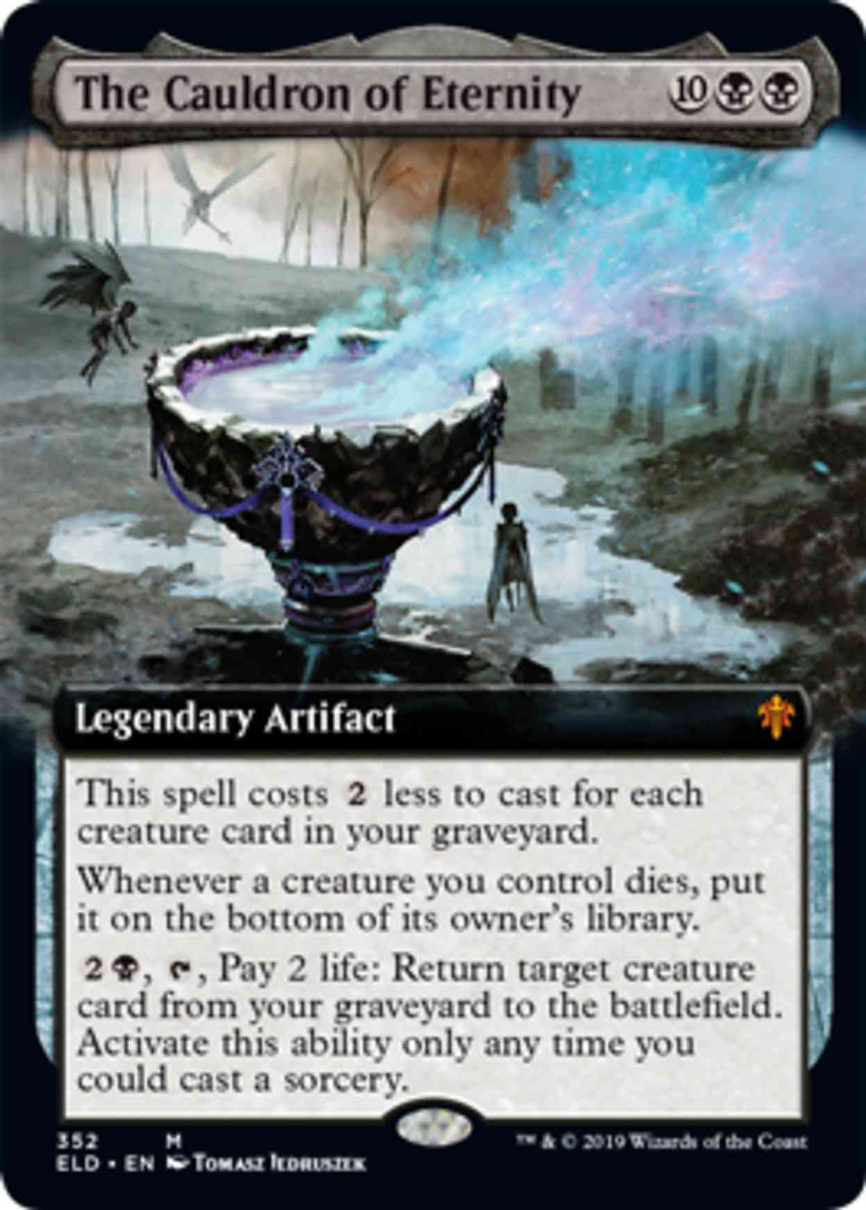 The Cauldron of Eternity (Extended Art) magic card front