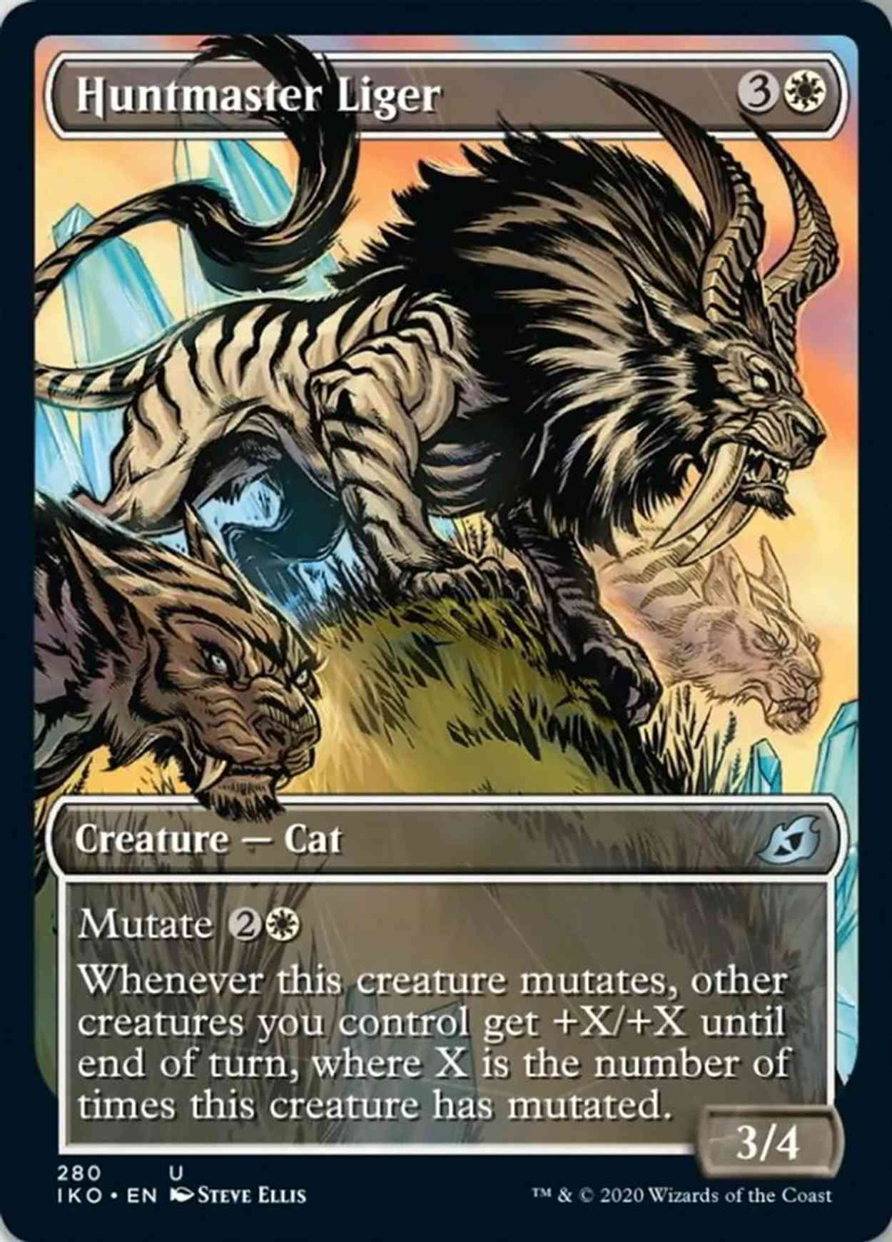 Huntmaster Liger (Showcase) magic card front