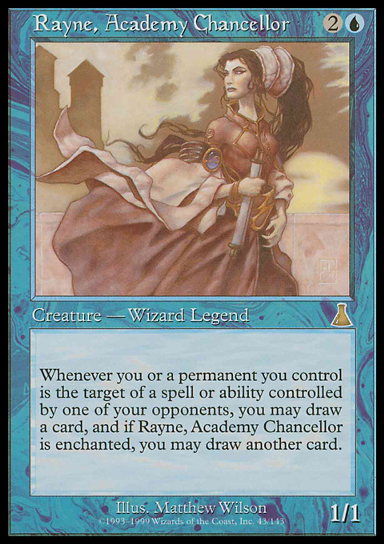 Rayne, Academy Chancellor magic card front