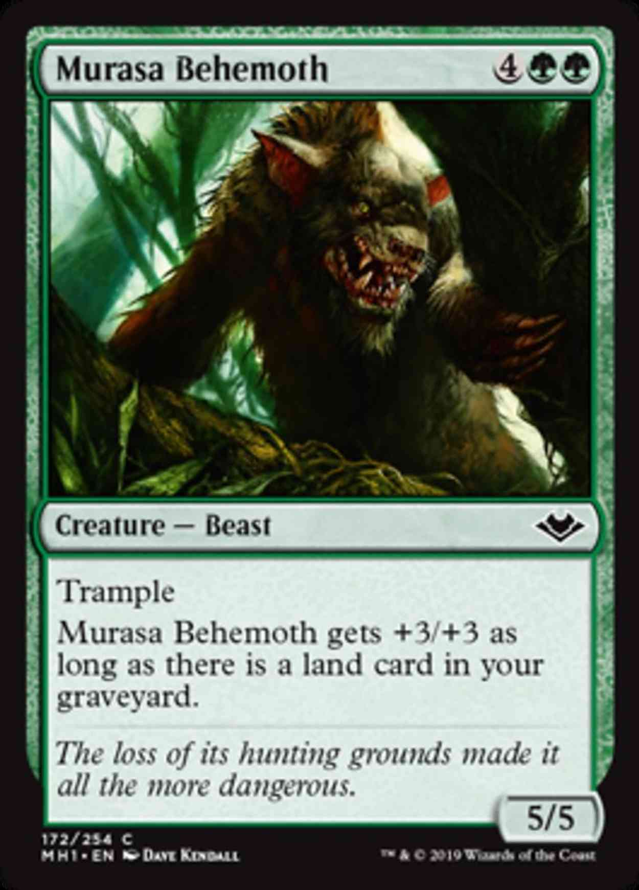 Murasa Behemoth magic card front