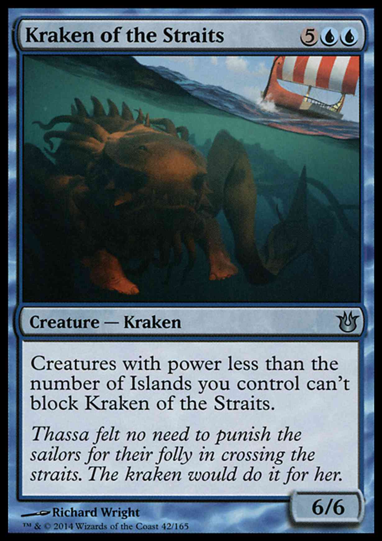 Kraken of the Straits magic card front