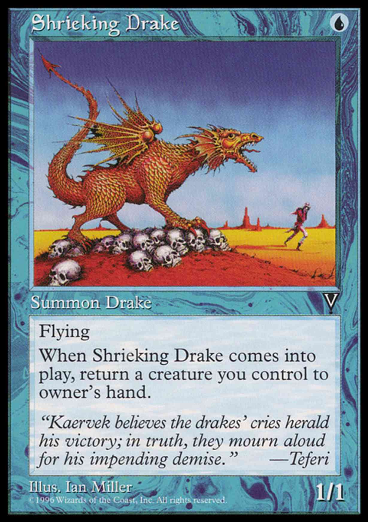 Shrieking Drake magic card front