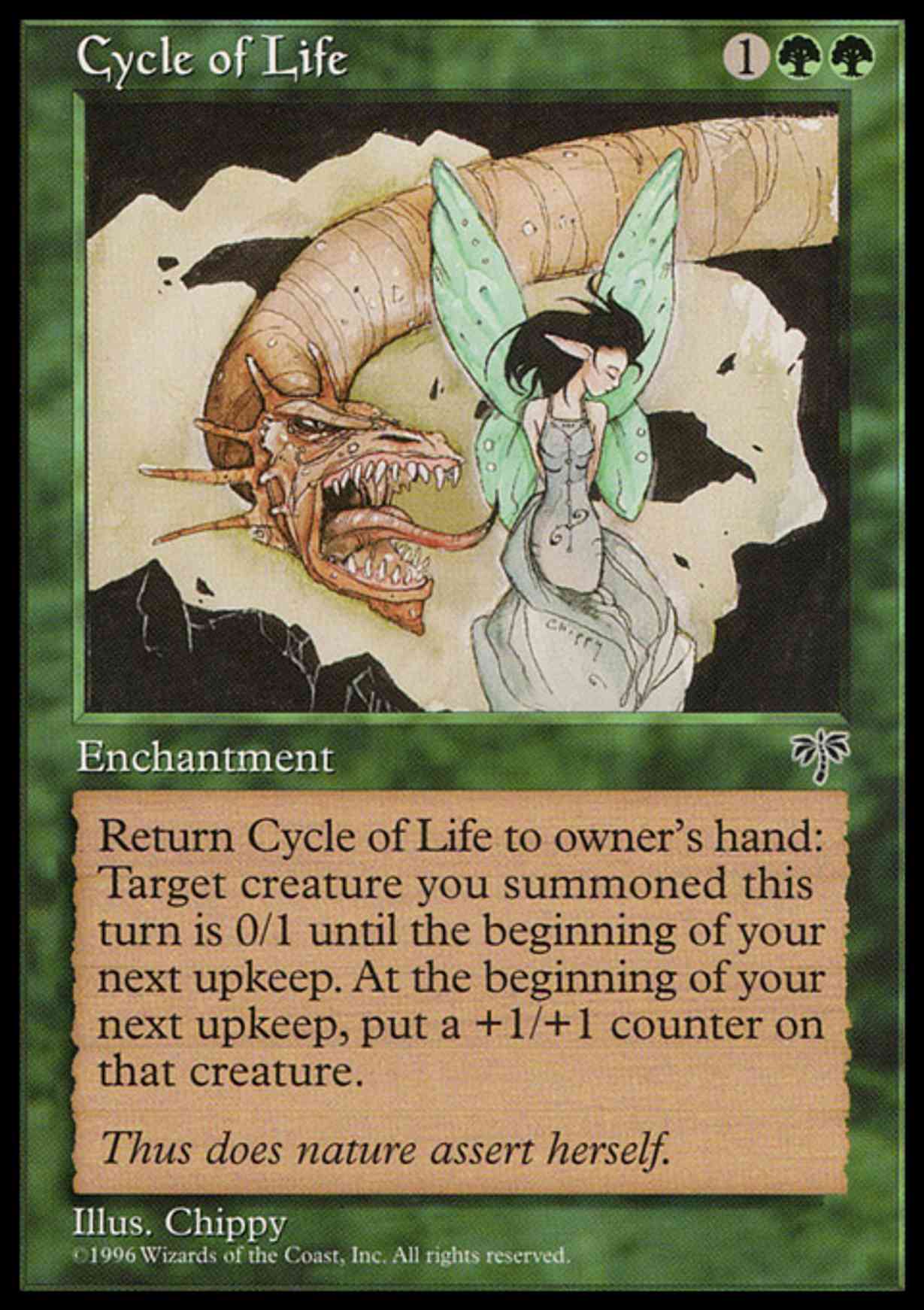 Cycle of Life magic card front