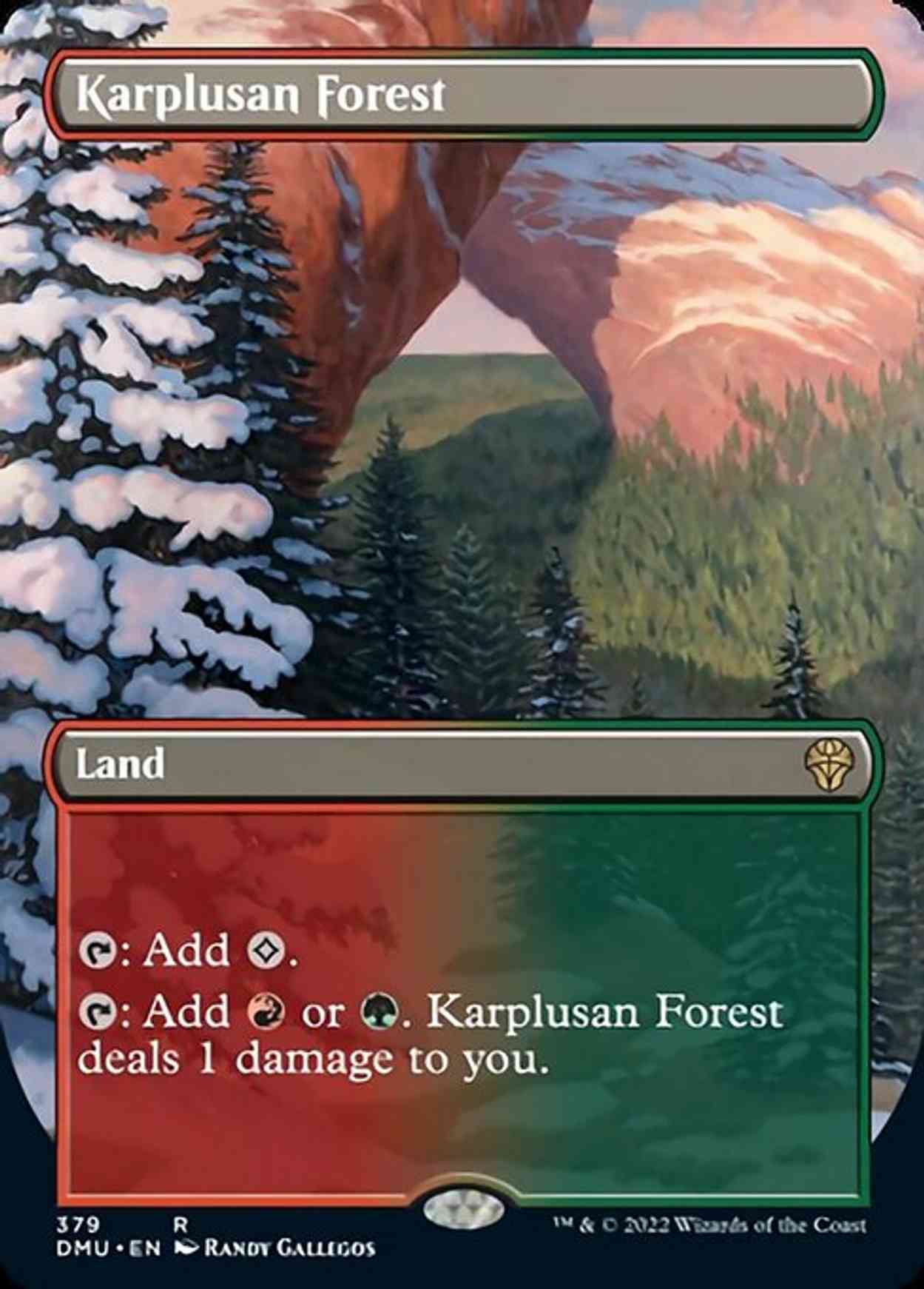 Karplusan Forest (Borderless) magic card front