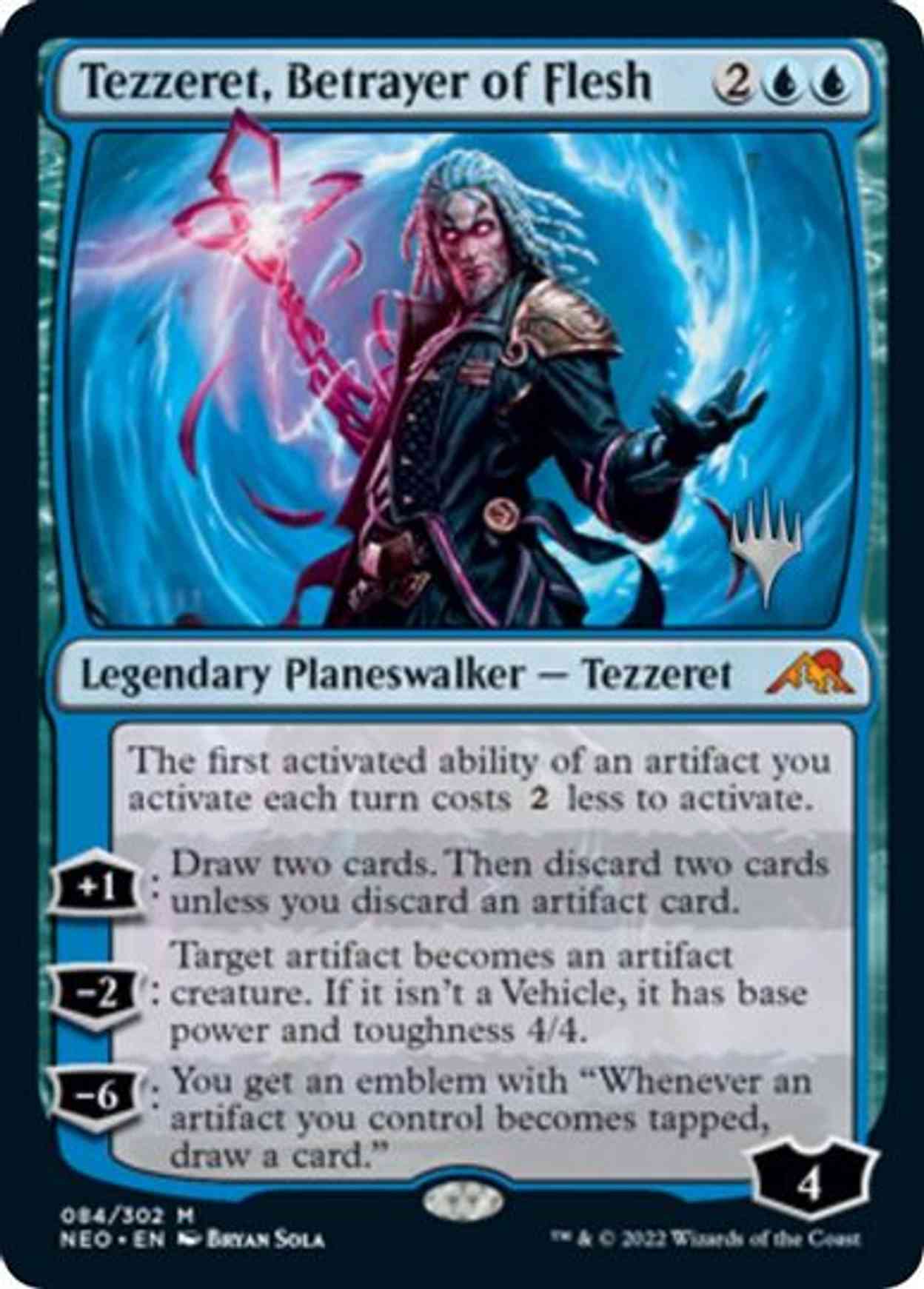 Tezzeret, Betrayer of Flesh magic card front