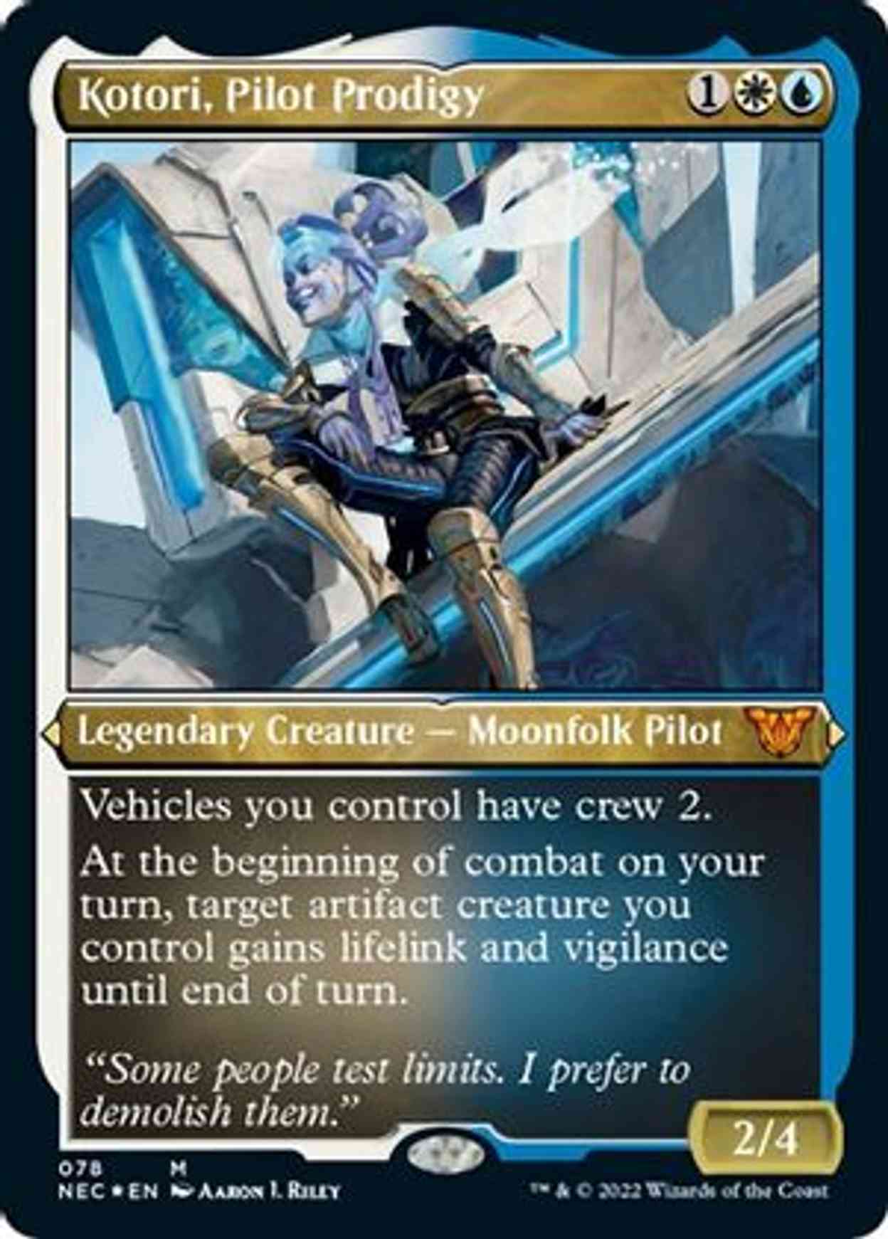Kotori, Pilot Prodigy (Display Commander) - Thick Stock magic card front