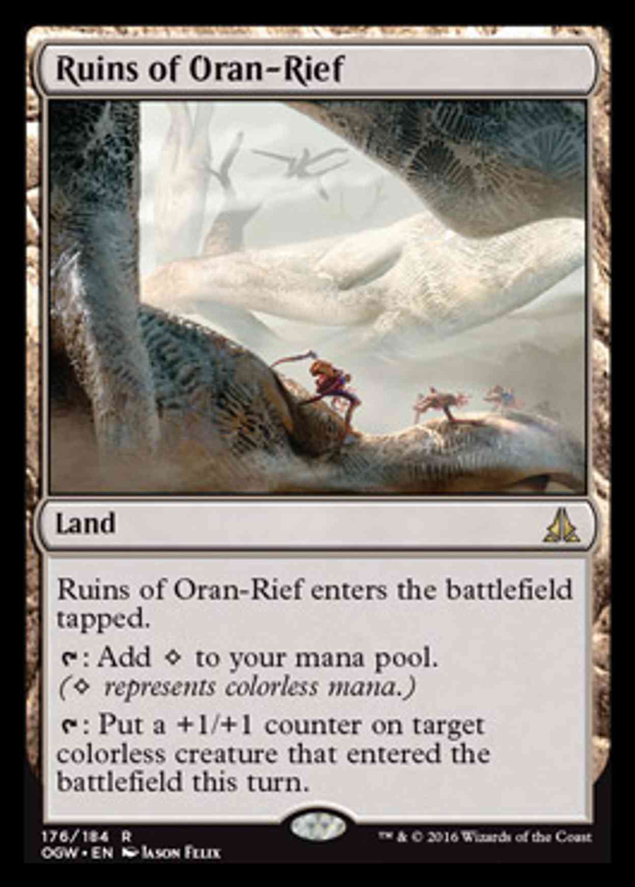 Ruins of Oran-Rief magic card front