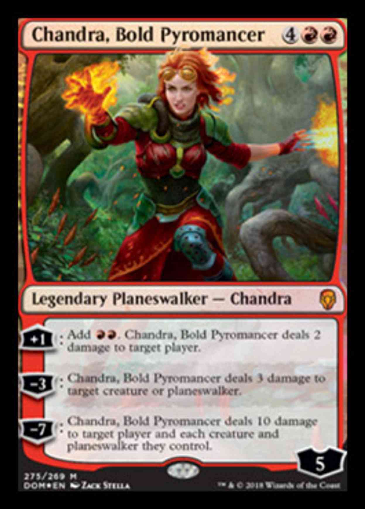 Chandra, Bold Pyromancer magic card front