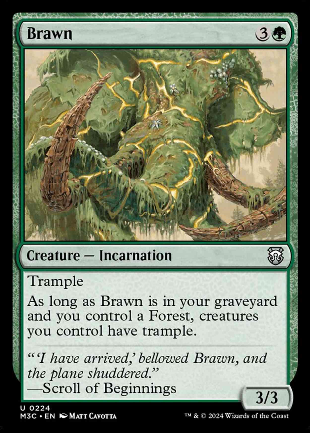 Brawn magic card front