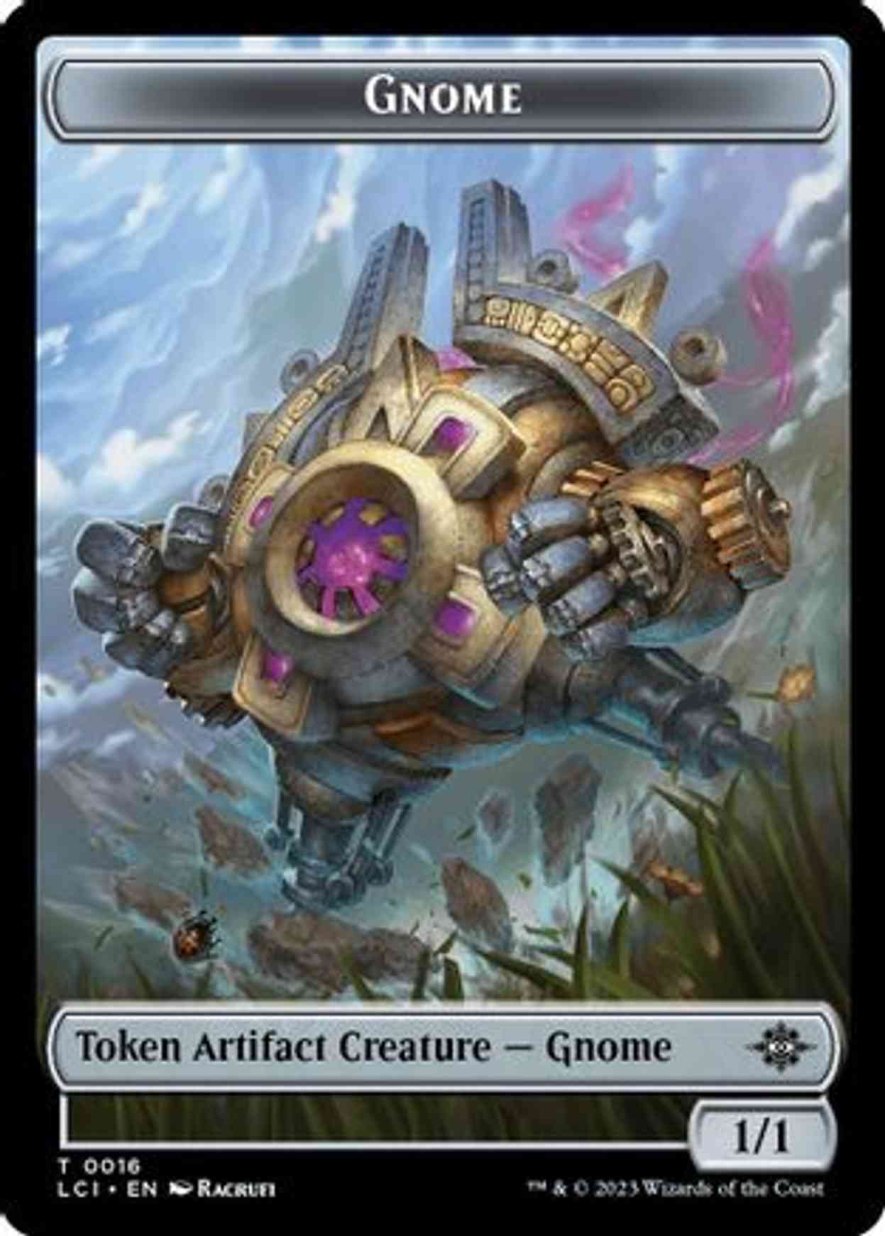 Gnome Token magic card front