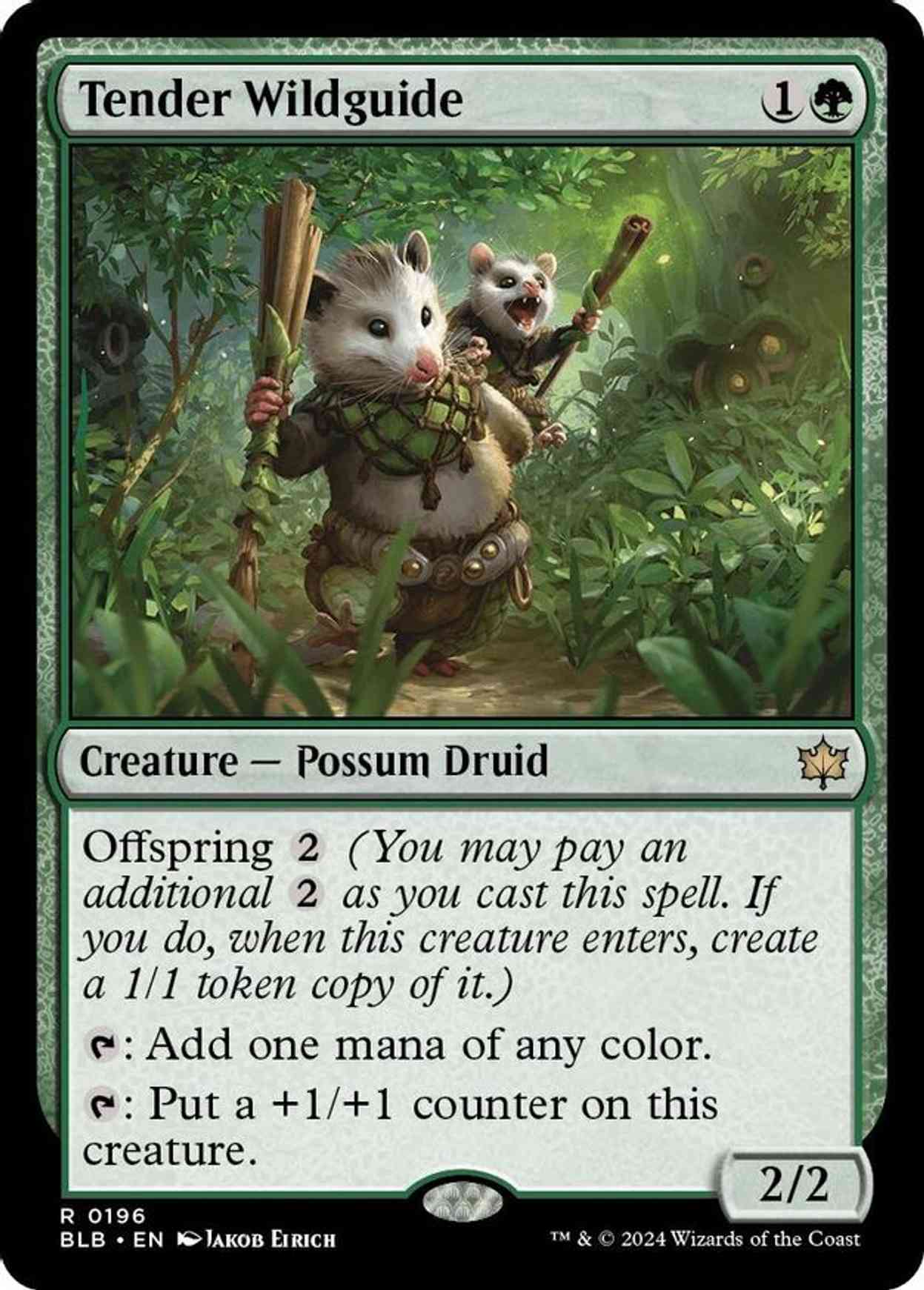 Tender Wildguide magic card front