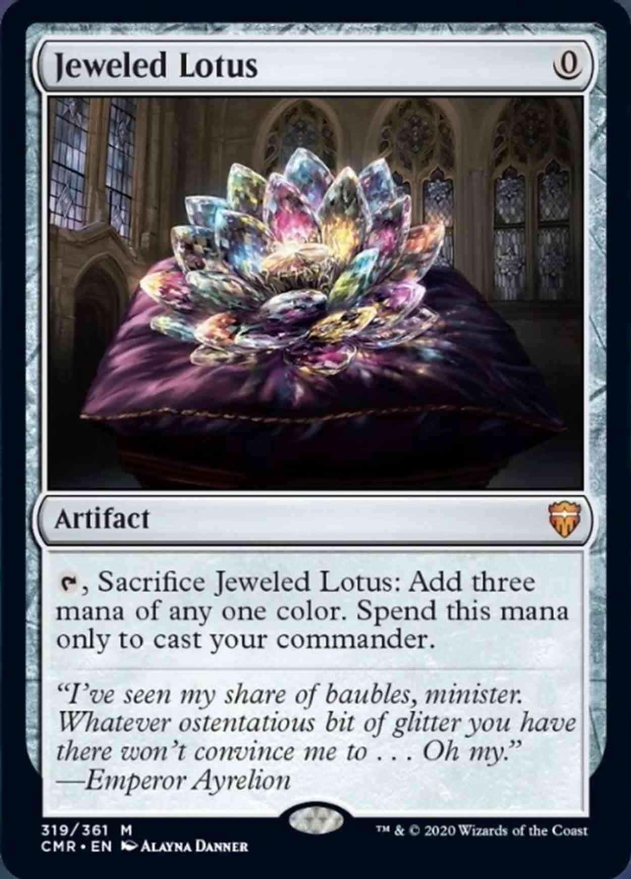 Jeweled Lotus magic card front