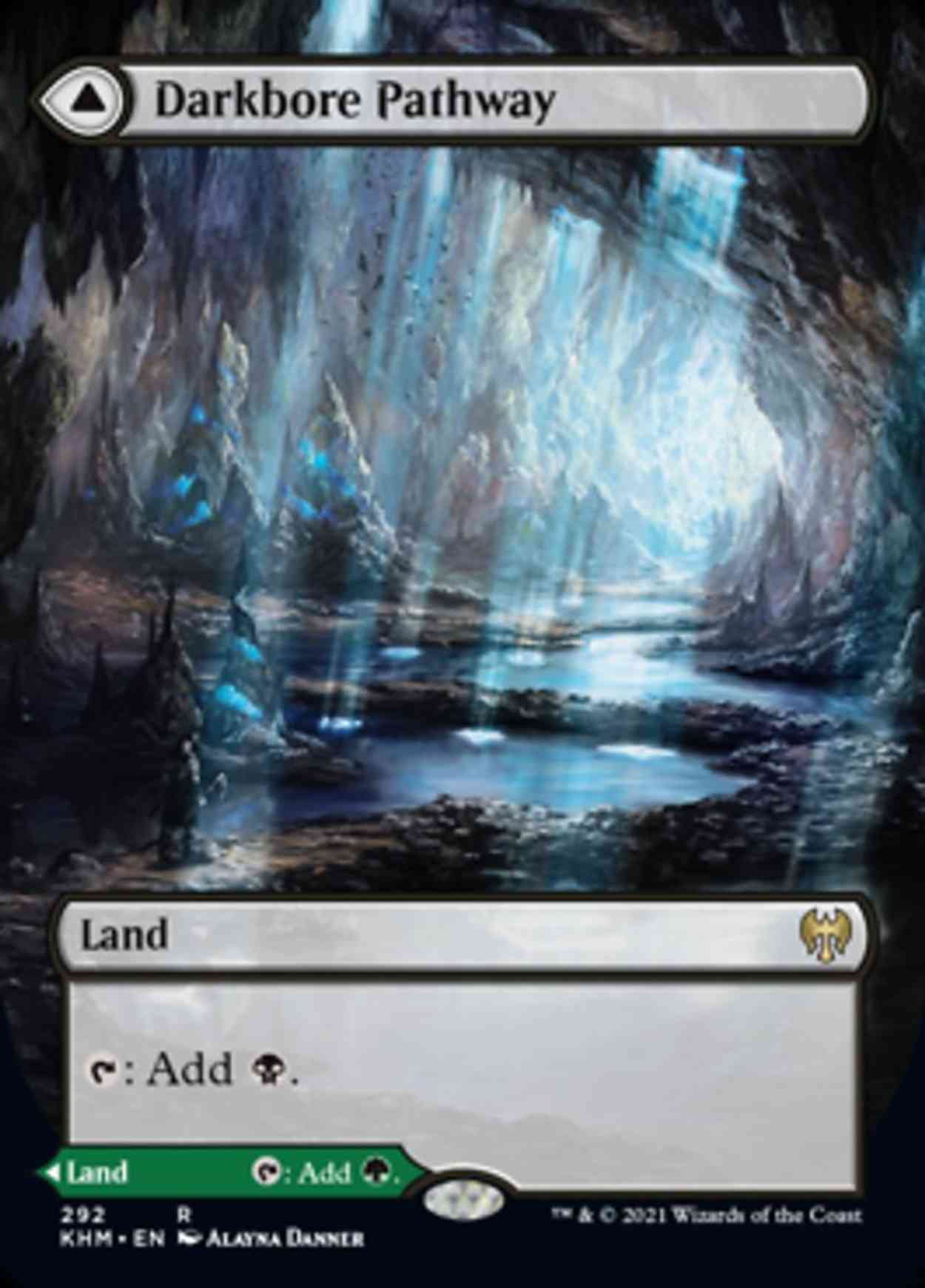 Darkbore Pathway (Borderless) magic card front