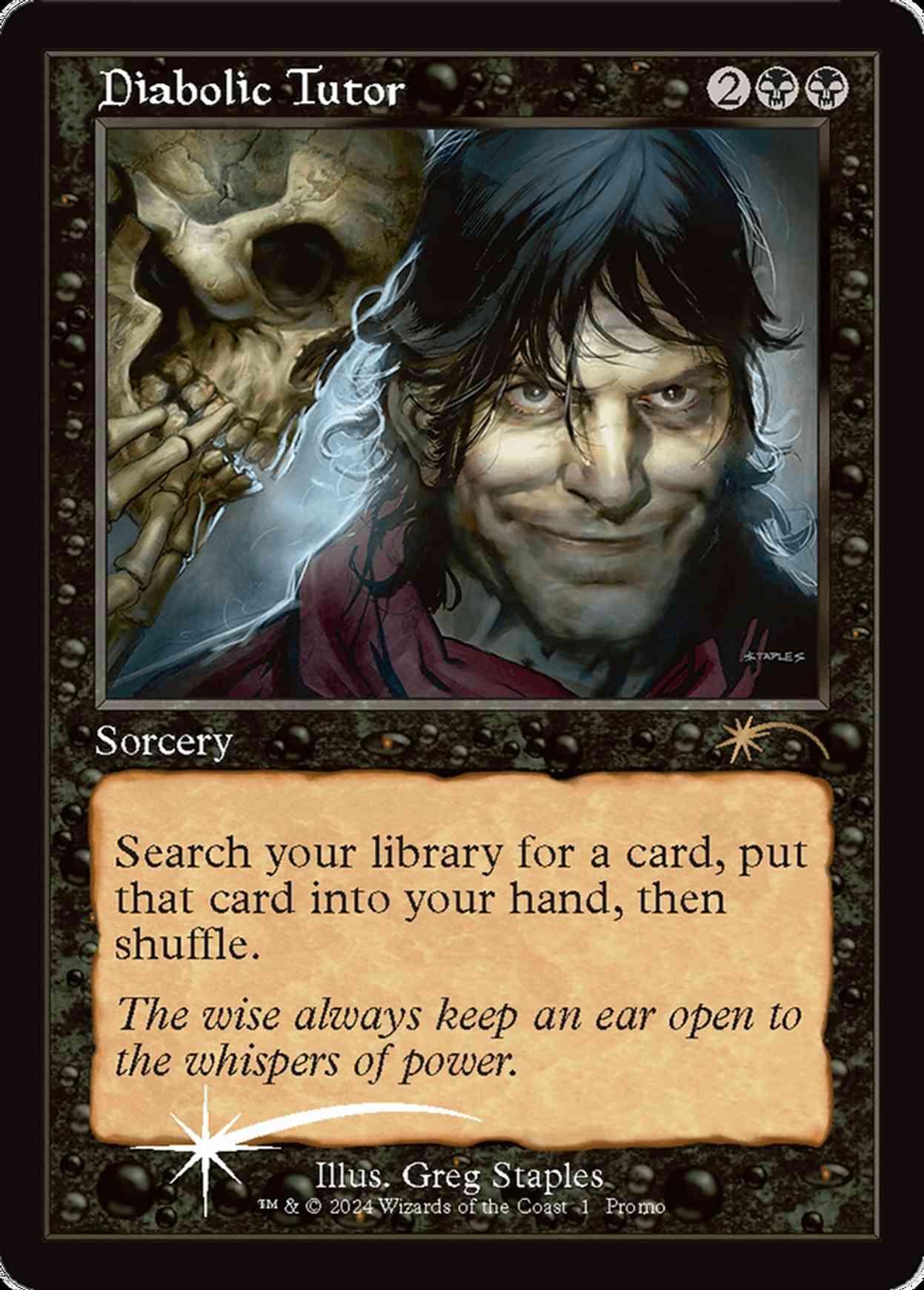 Diabolic Tutor magic card front