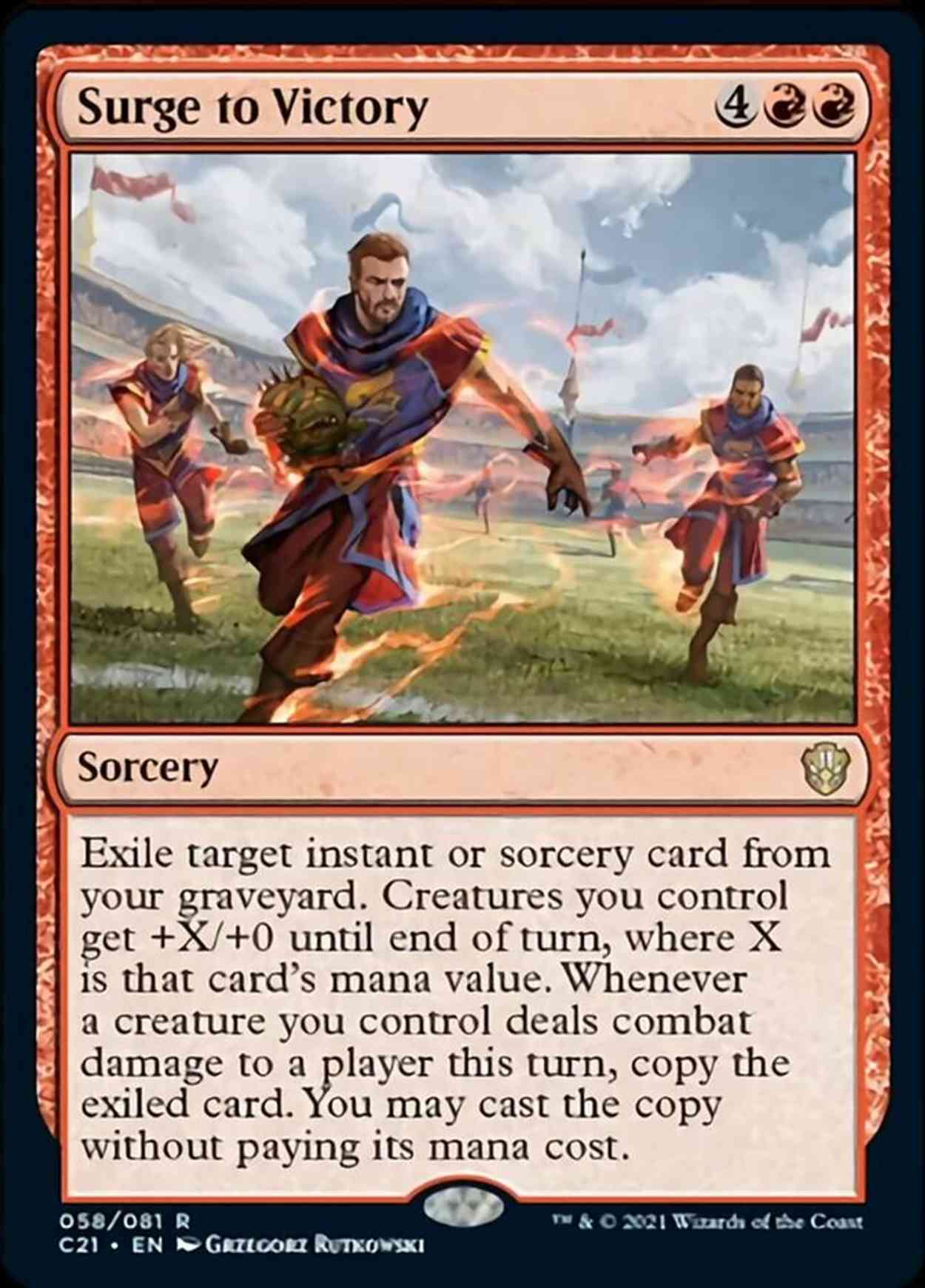 Surge to Victory magic card front