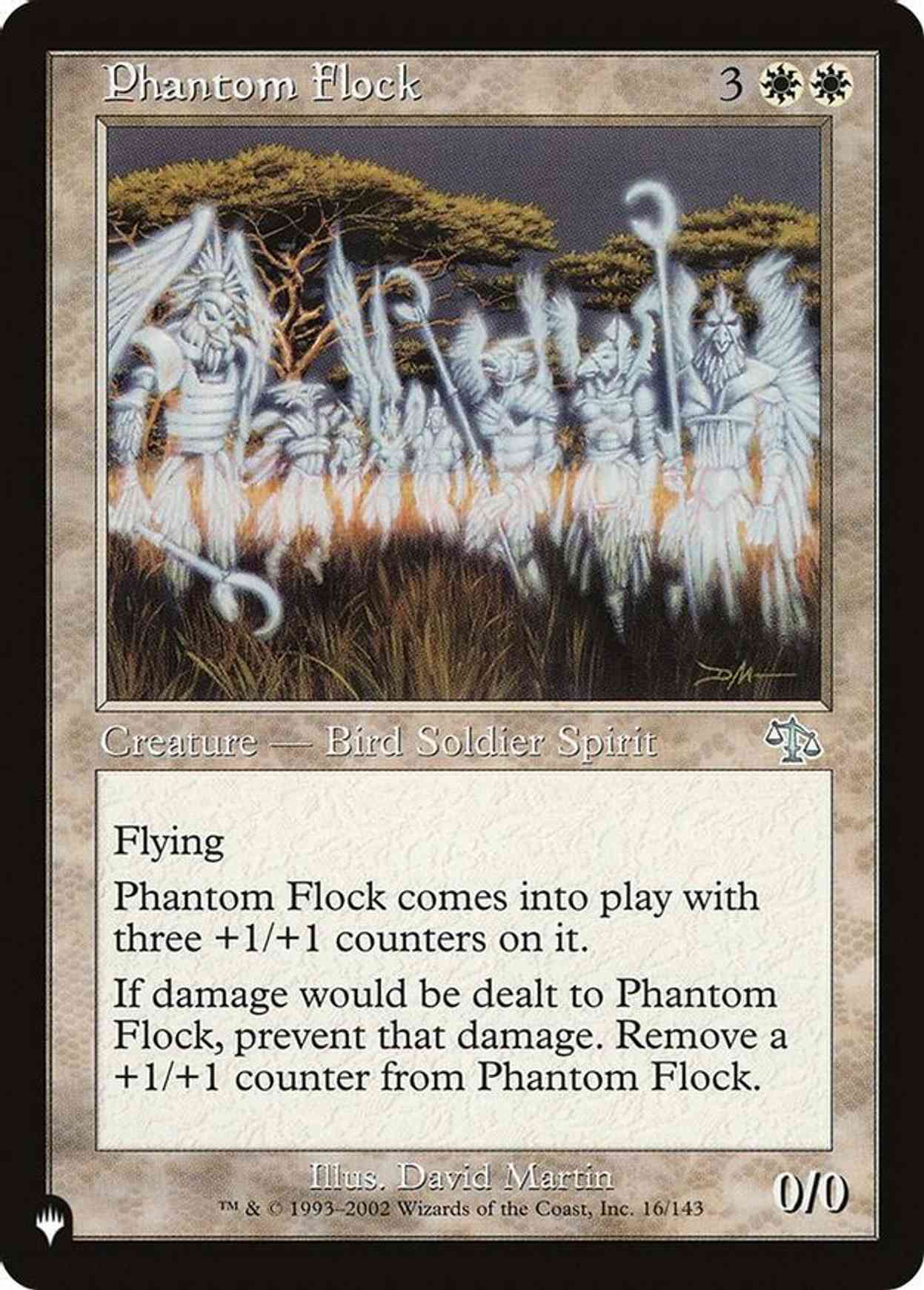 Phantom Flock magic card front