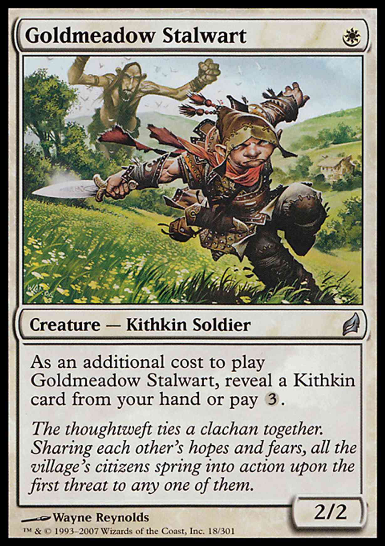 Goldmeadow Stalwart magic card front