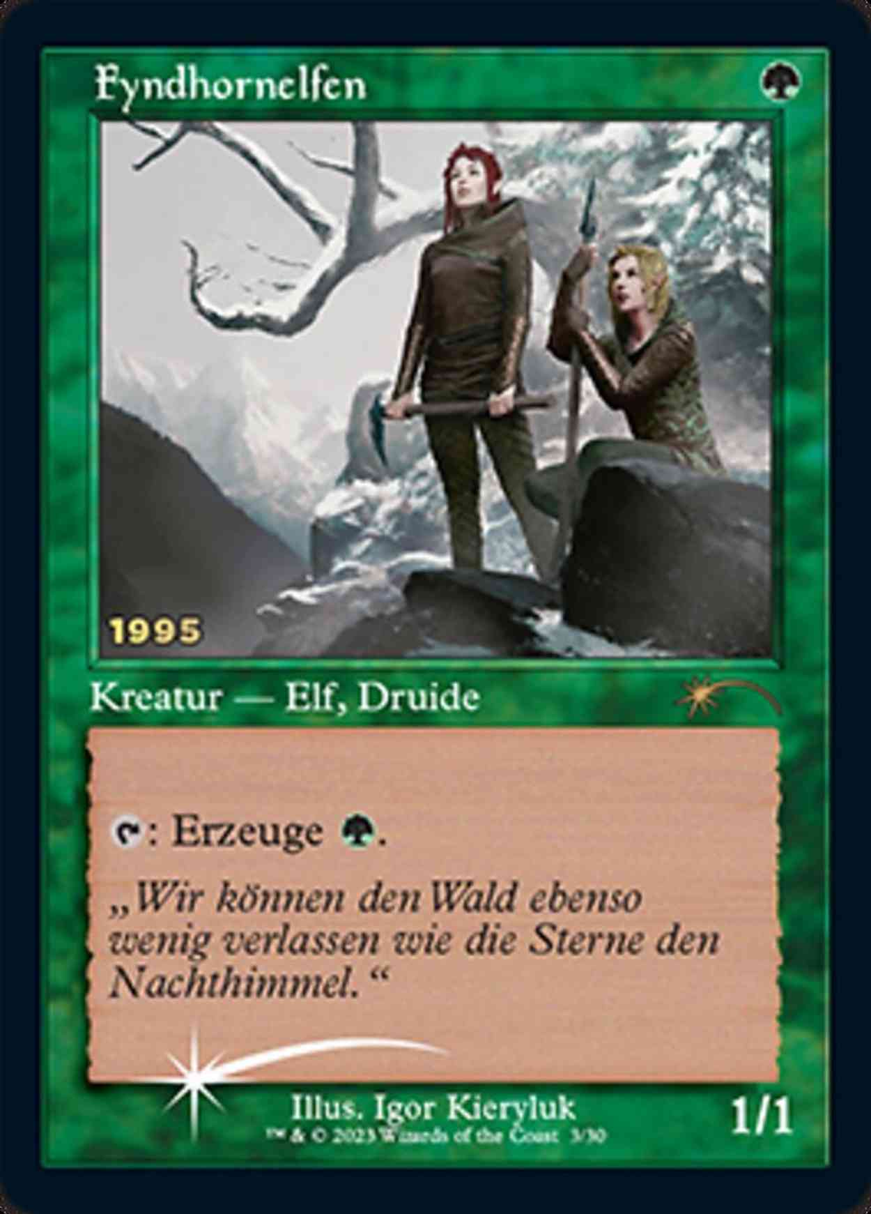 Fyndhorn Elves (DE Exclusive) magic card front