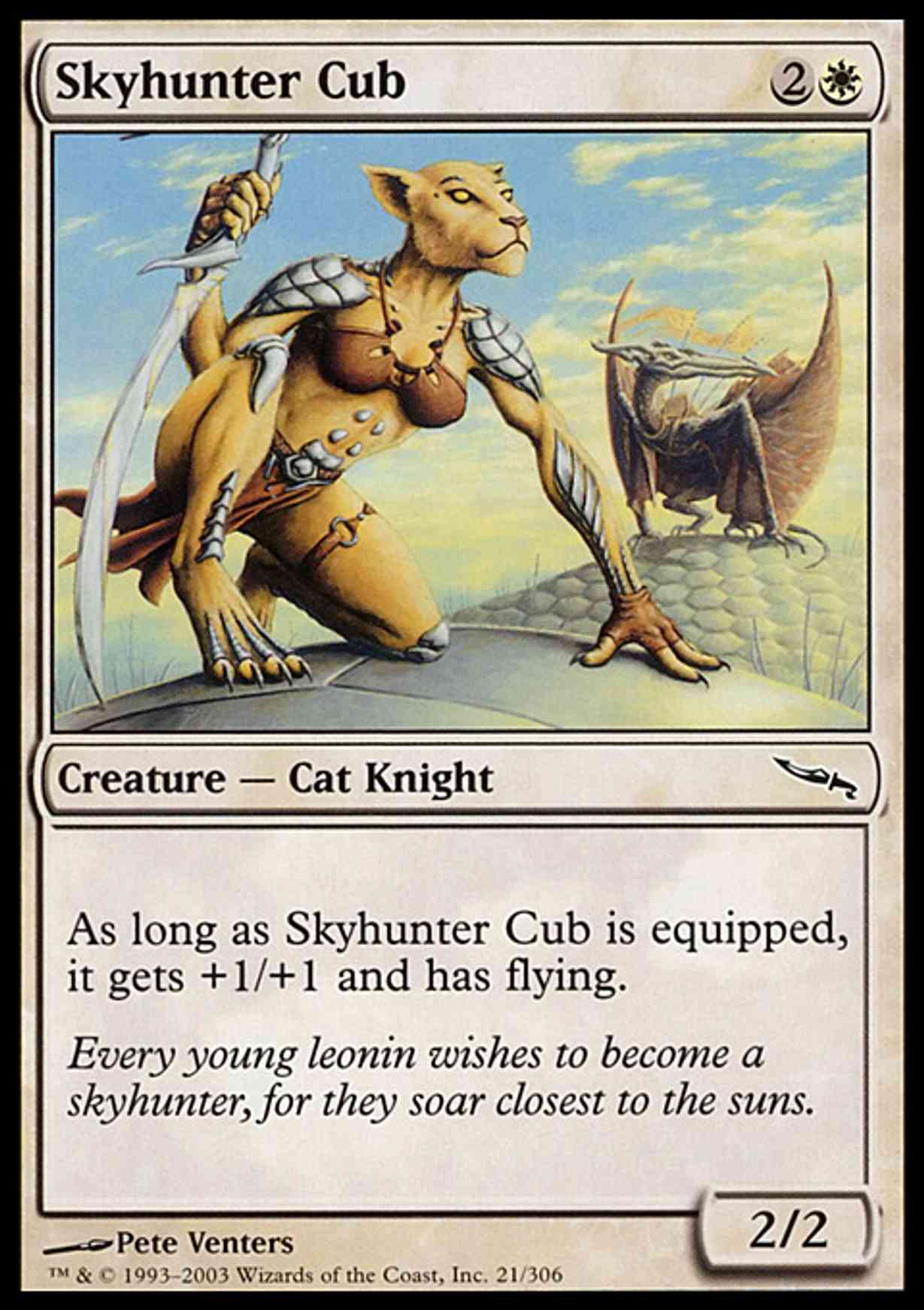 Skyhunter Cub magic card front