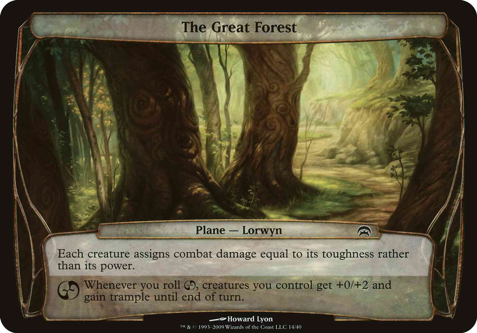 The Great Forest (Planechase) magic card front