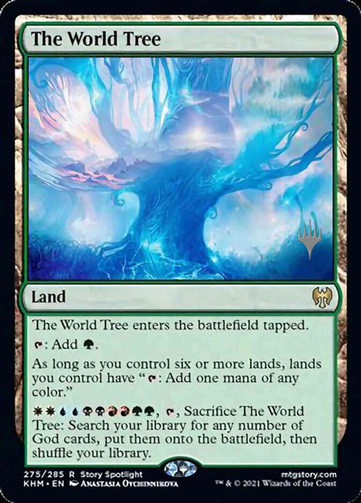 The World Tree magic card front