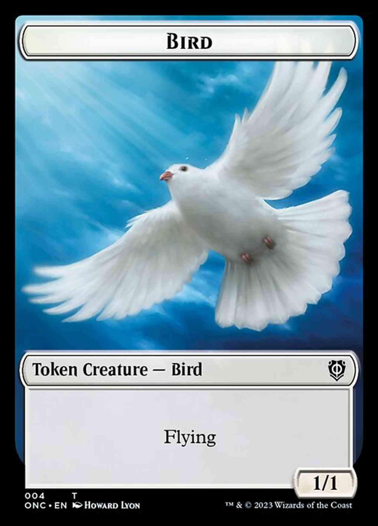 Bird // Cat Double-sided Token magic card front