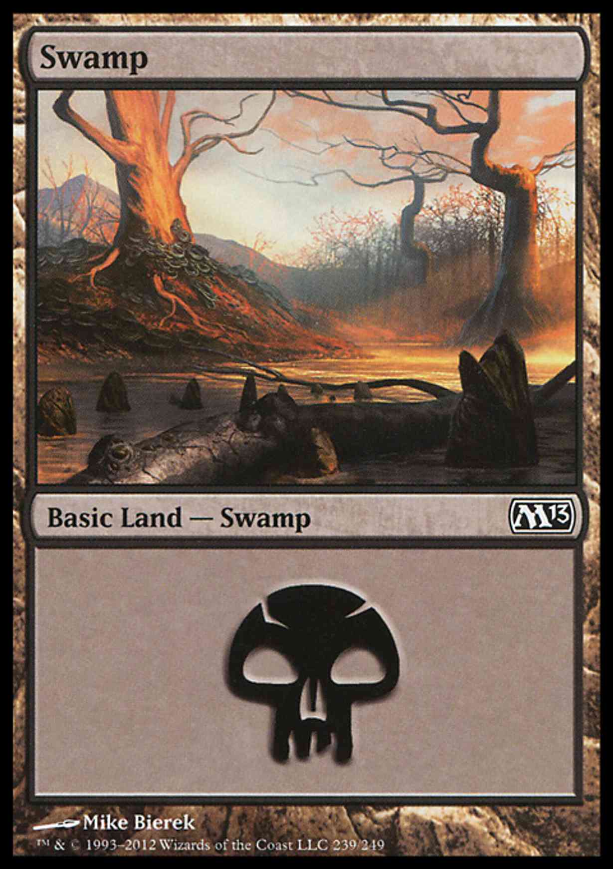 Swamp (239)  magic card front