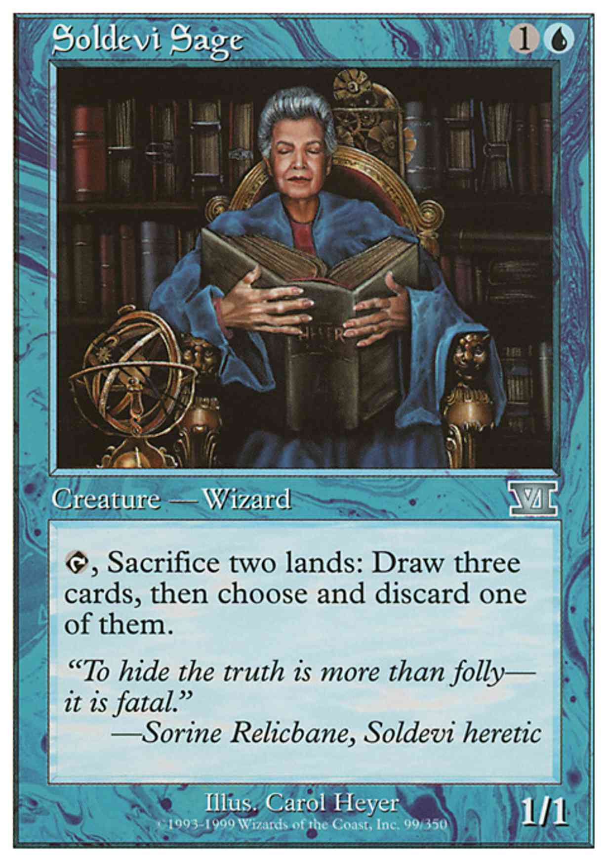 Soldevi Sage magic card front