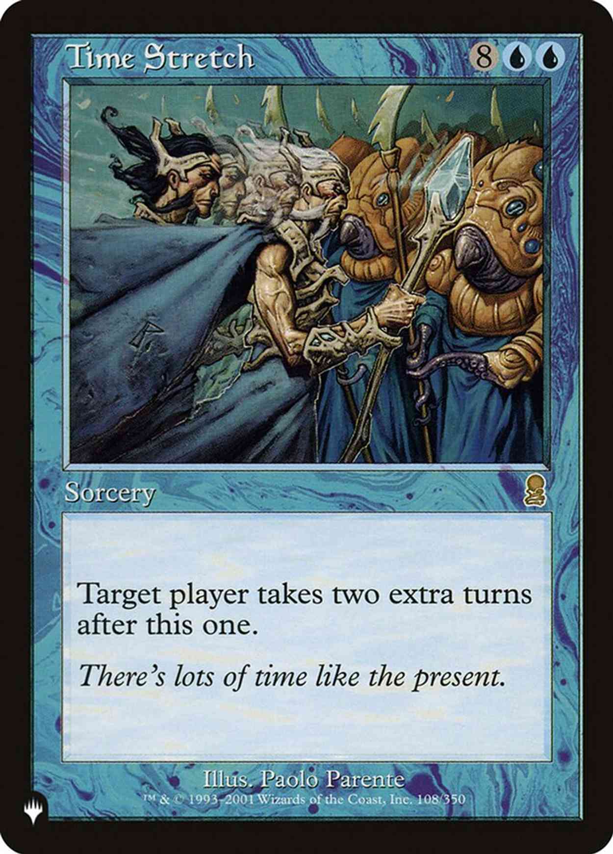 Time Stretch magic card front