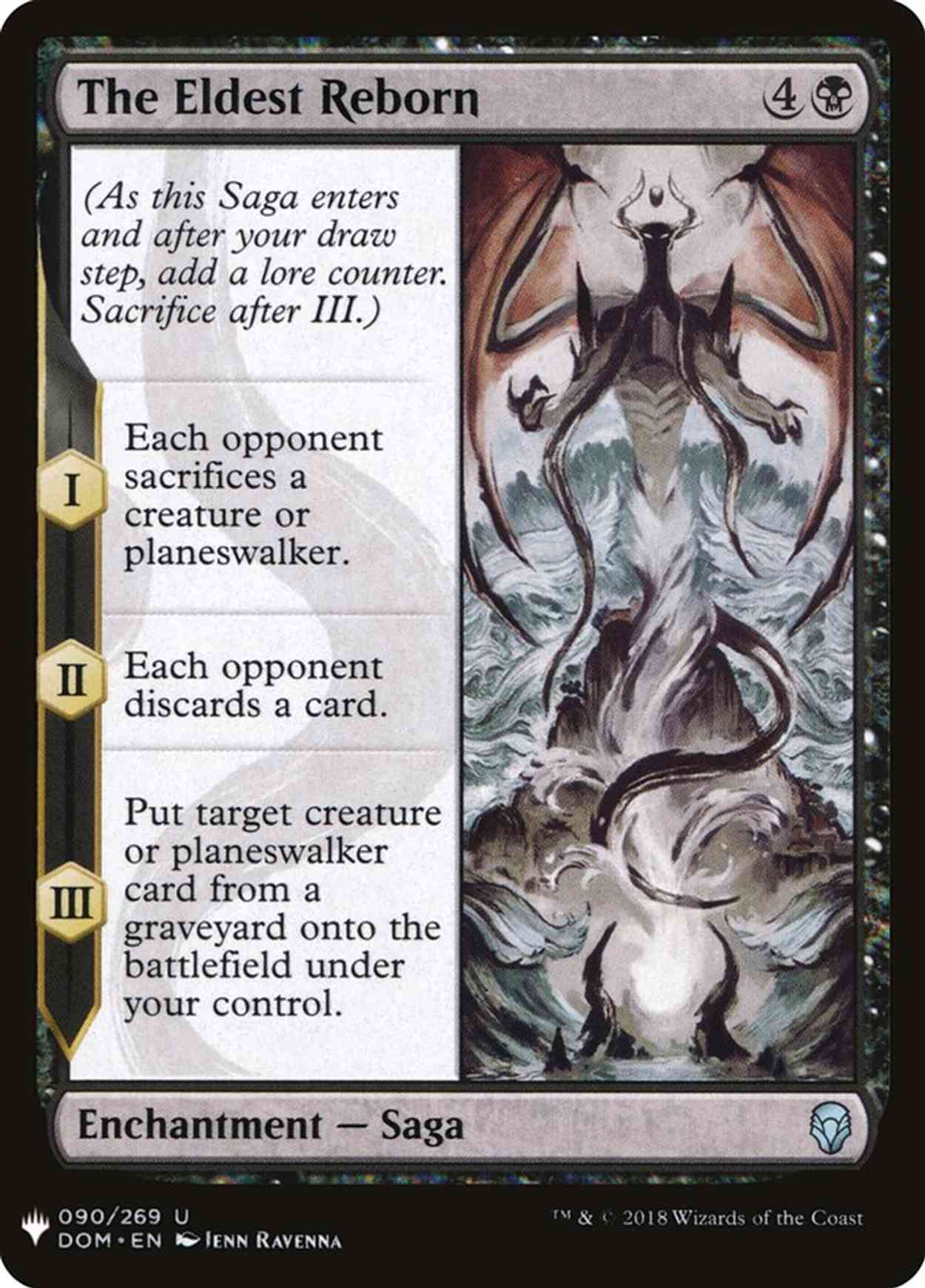 The Eldest Reborn magic card front