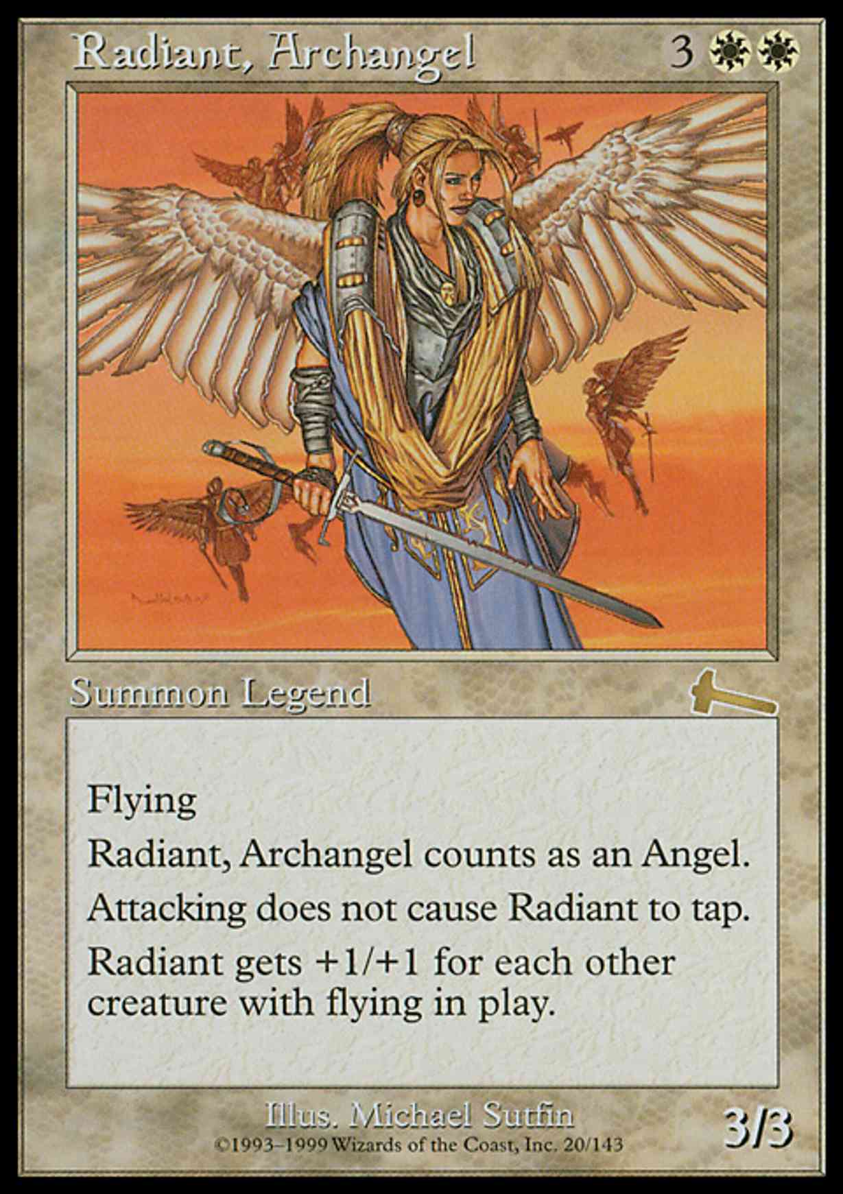 Radiant, Archangel magic card front