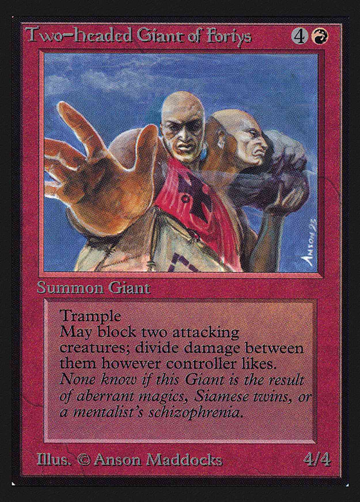Two-Headed Giant of Foriys (CE) magic card front