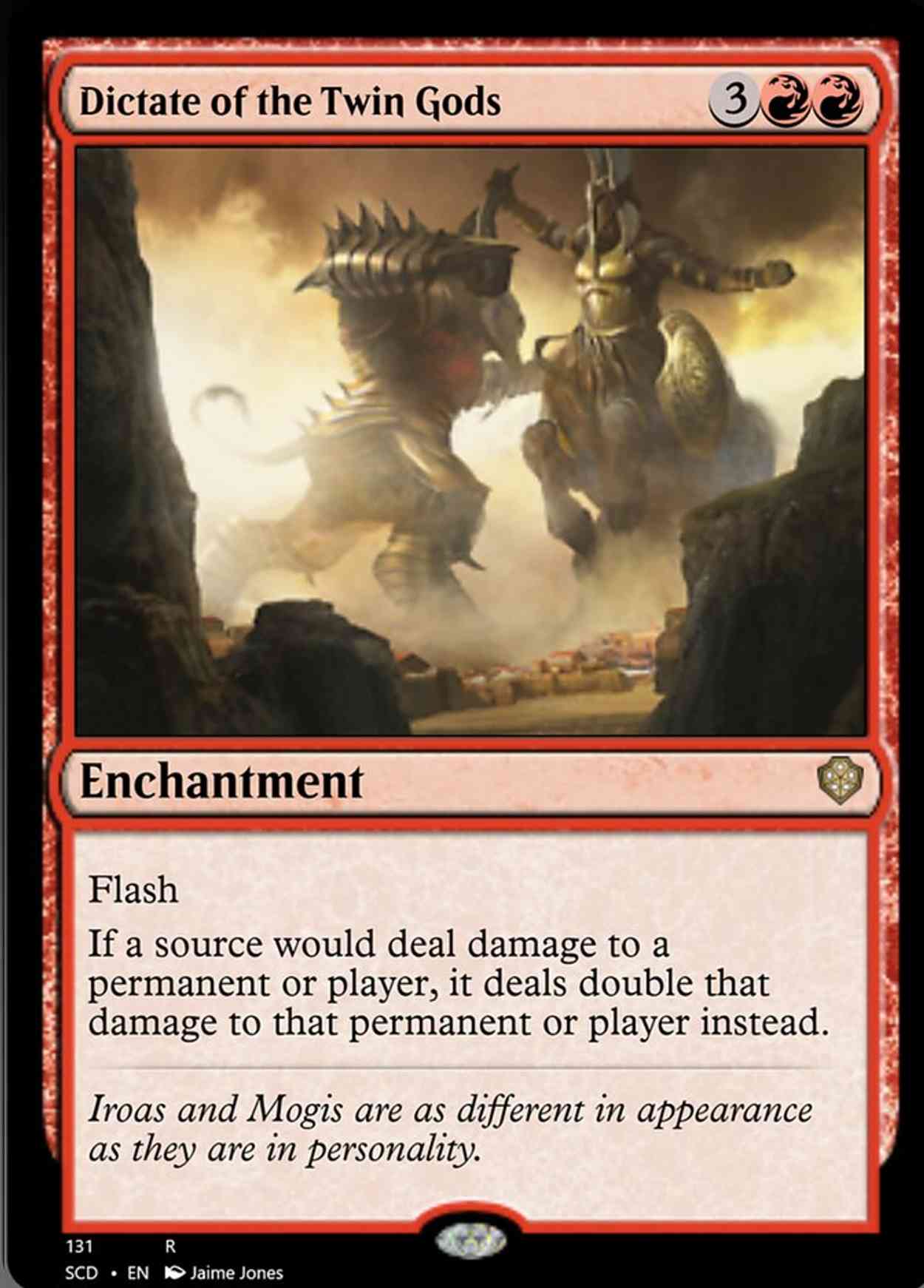 Dictate of the Twin Gods magic card front