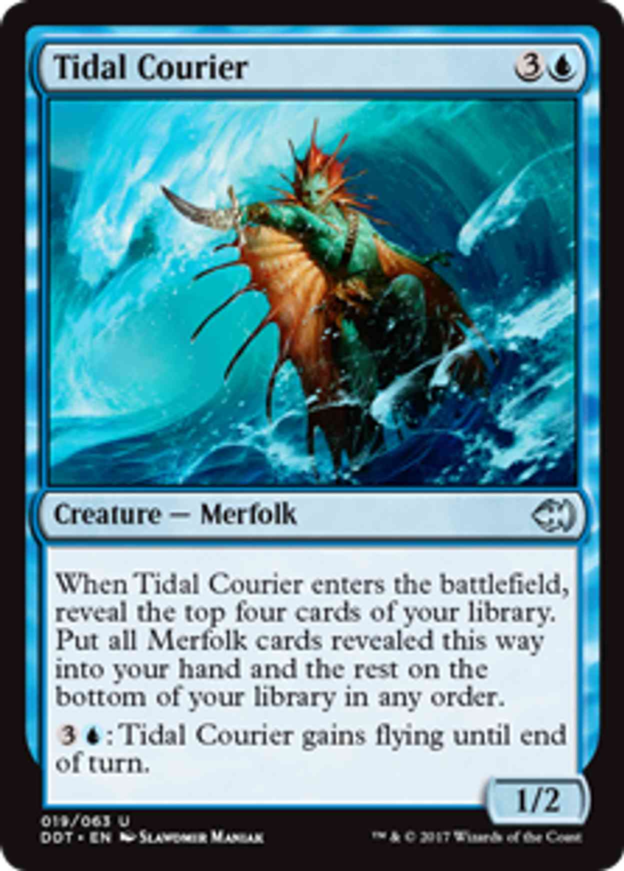 Tidal Courier magic card front
