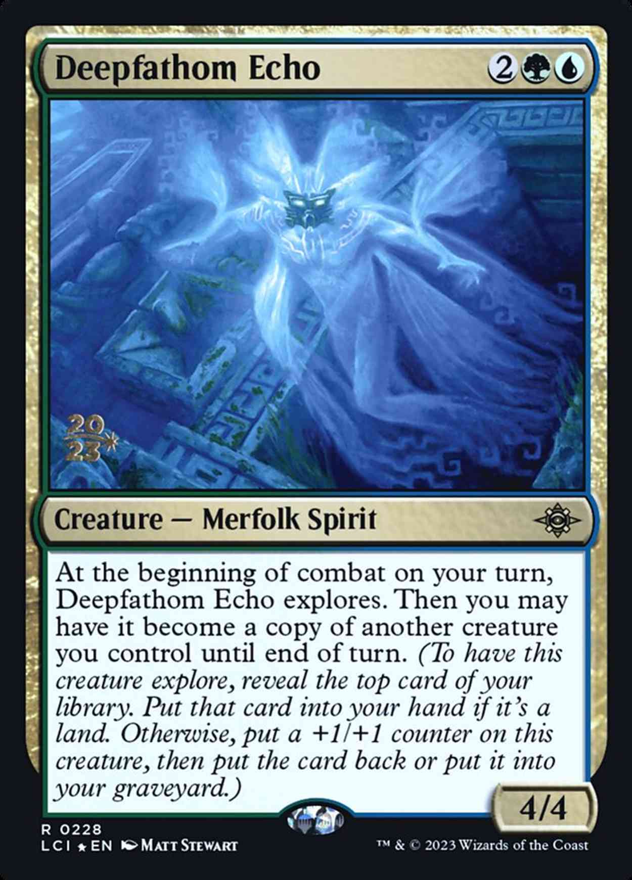 Deepfathom Echo magic card front