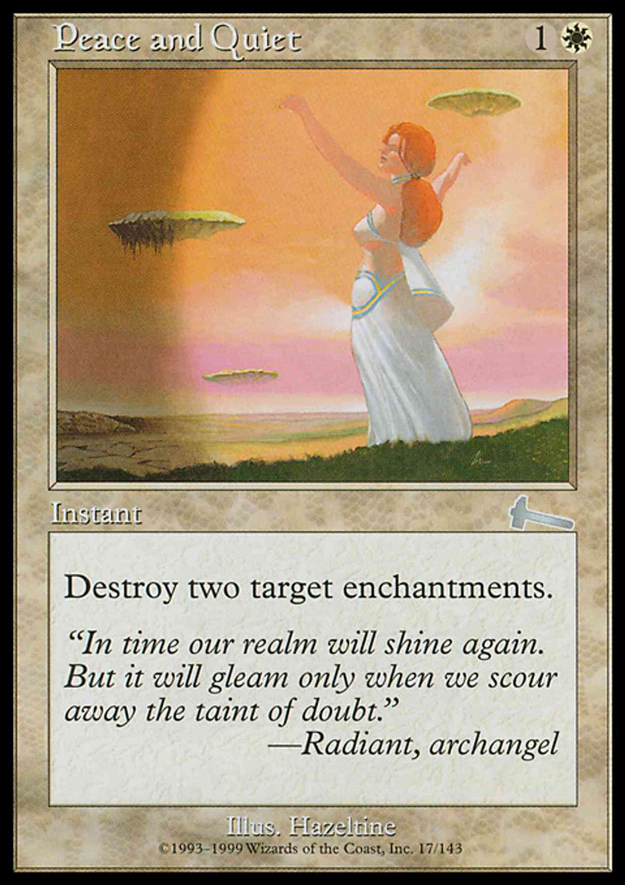 Peace and Quiet magic card front