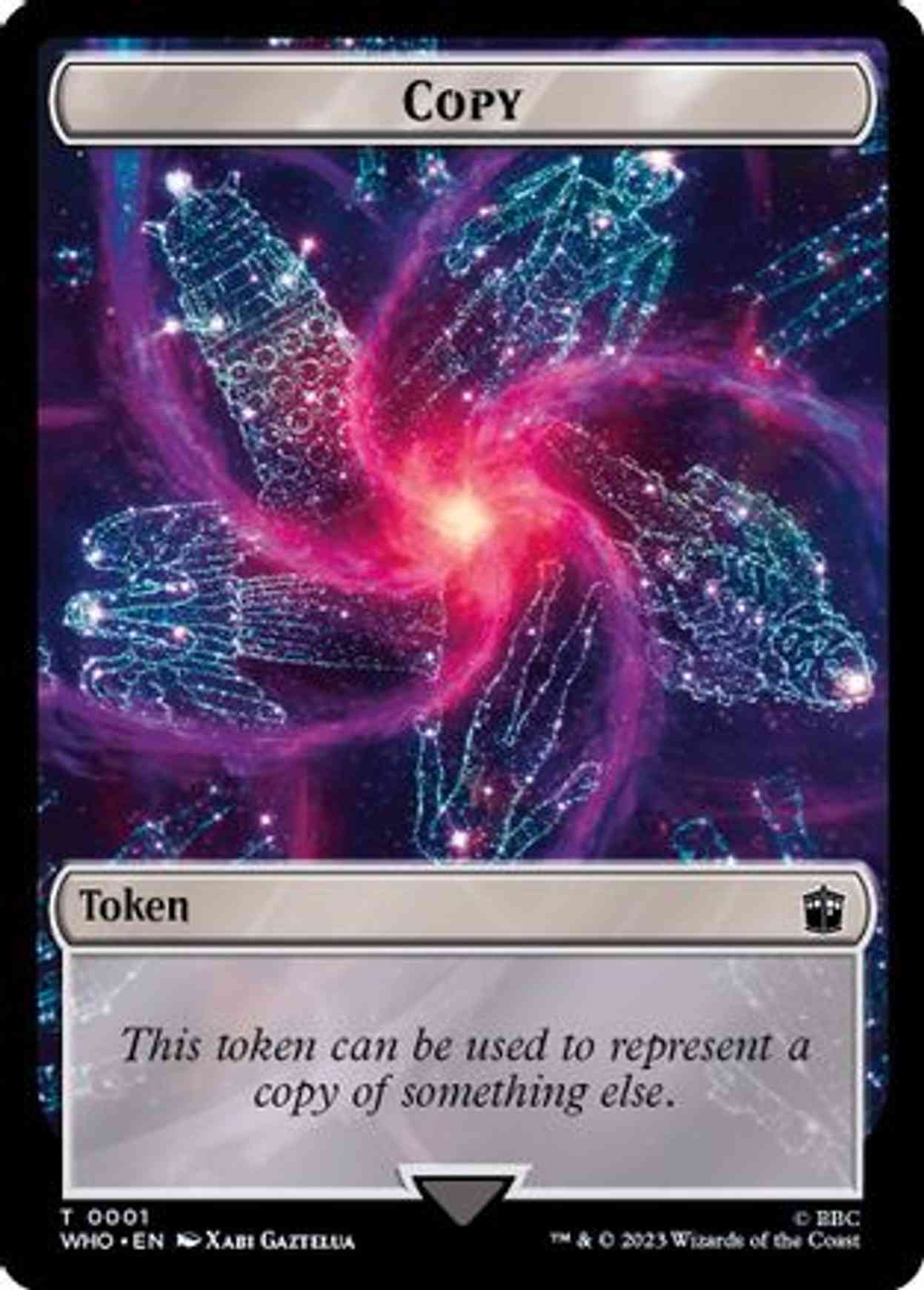 Copy // Alien Double-Sided Token magic card front