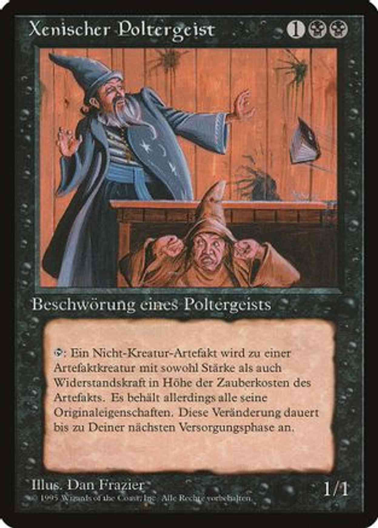 Xenic Poltergeist (German) - "Xenischer Poltergeist" magic card front