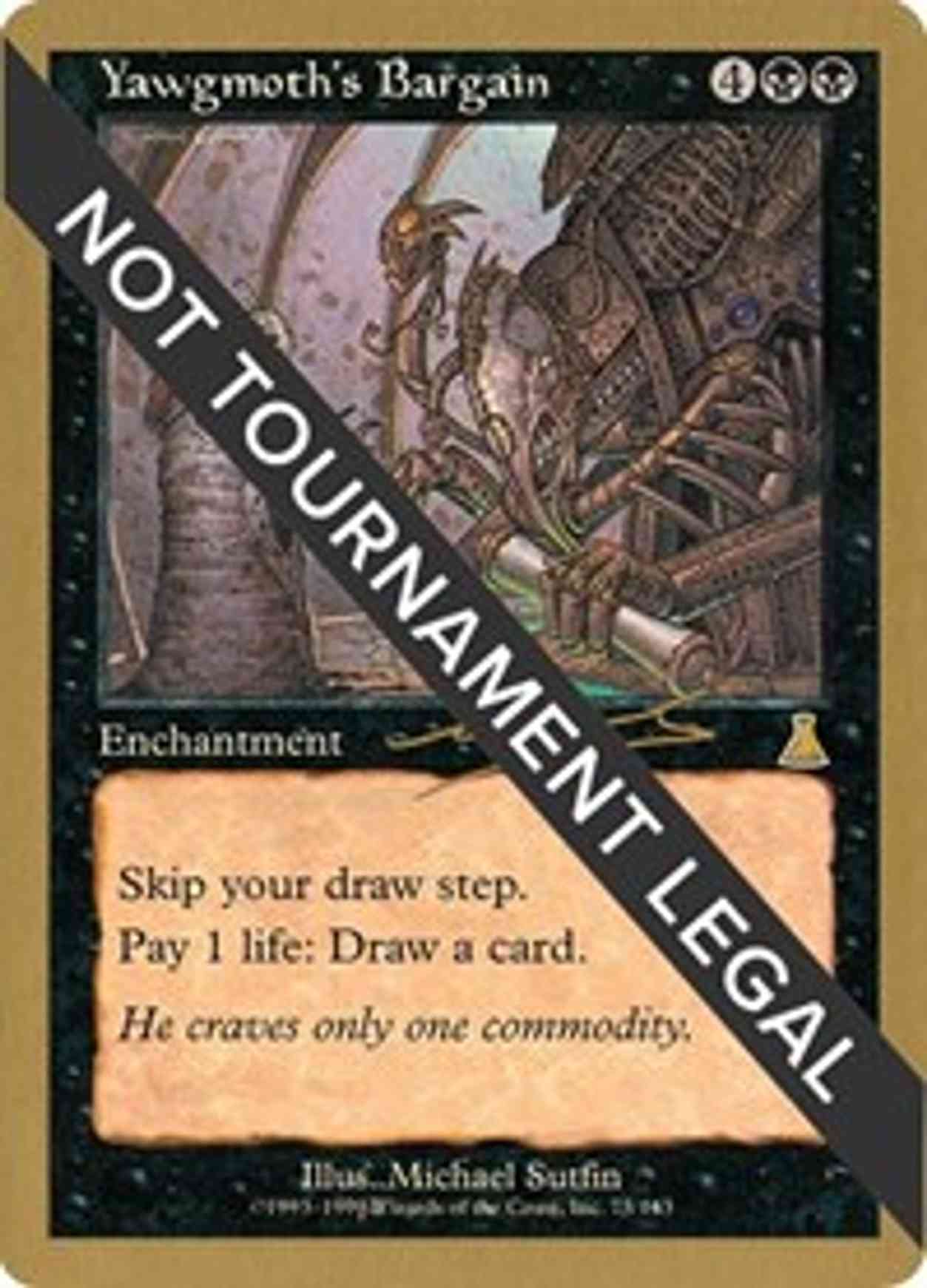 Yawgmoth's Bargain 2000 Nicolas Labarre (UDS) Price from mtg World