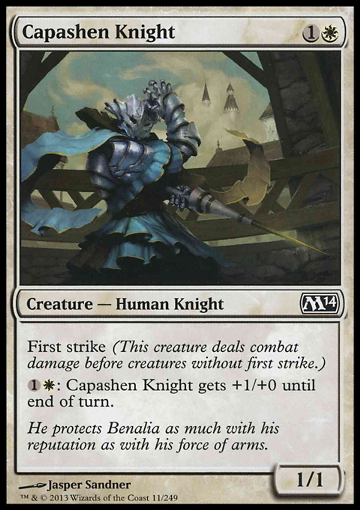 Capashen Knight magic card front