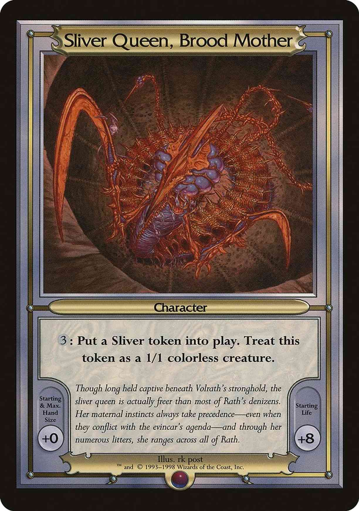 Sliver Queen, Brood Mother (Oversize) magic card front
