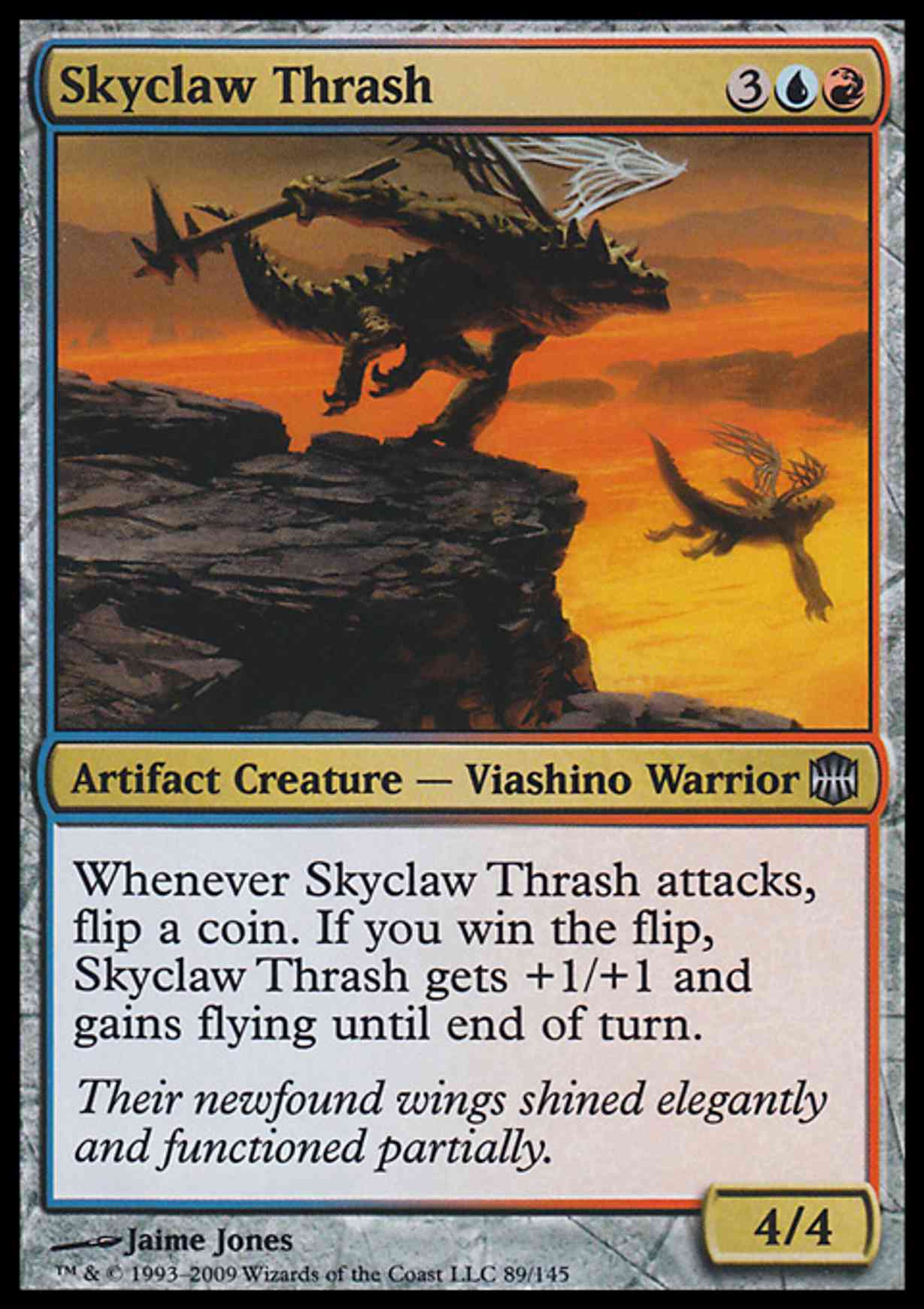 Skyclaw Thrash magic card front