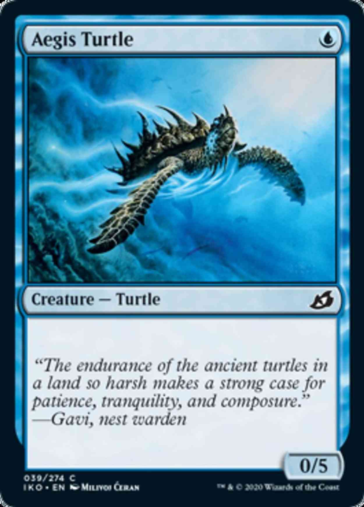 Aegis Turtle magic card front